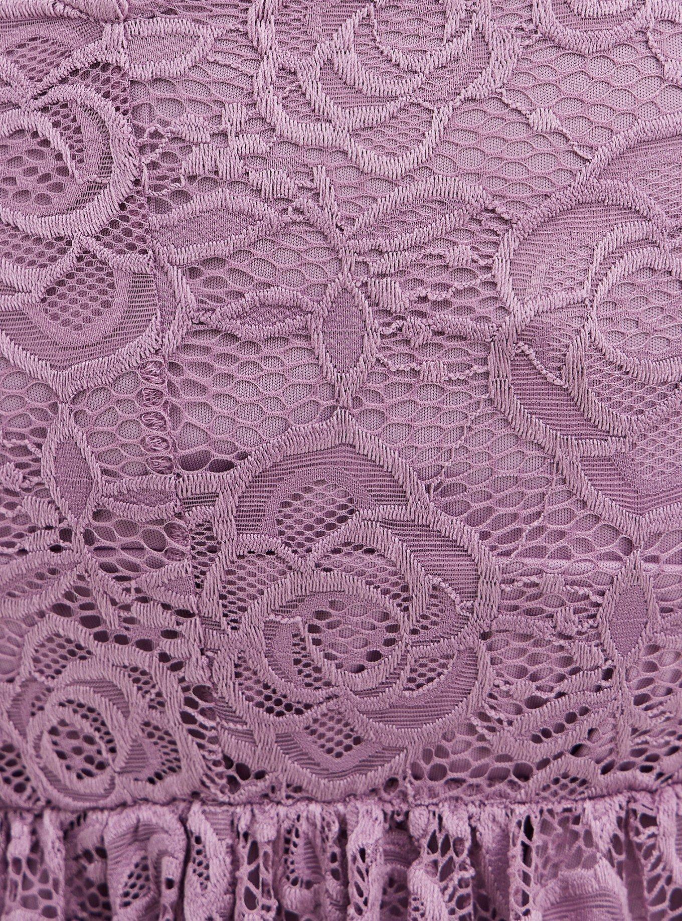 purple lace skater dress Pins and Needles Purple Lace Skater Dress - Size S