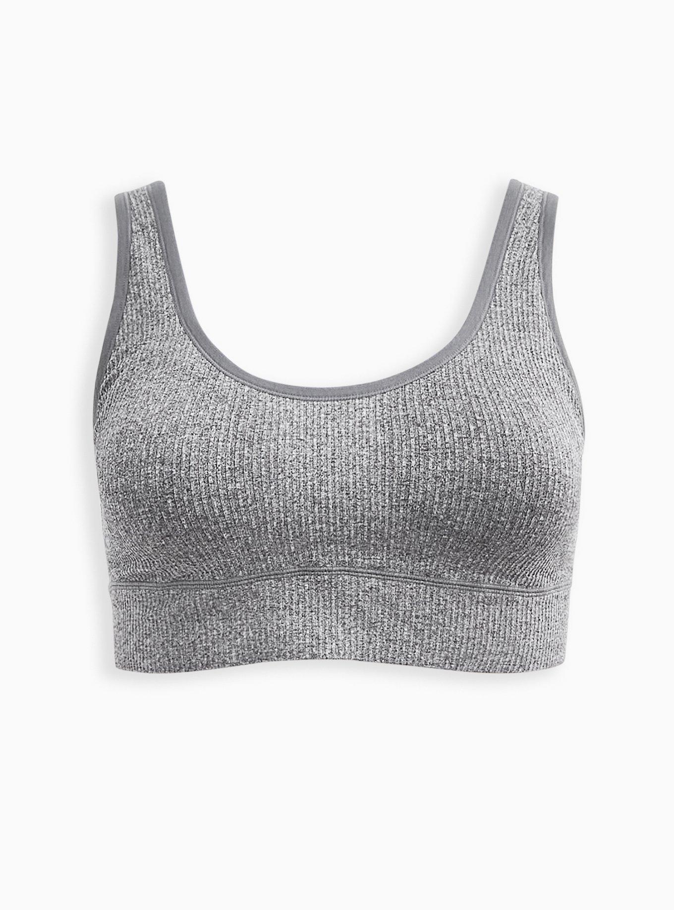 Scoop Neck Ribbed Seamless Bralette