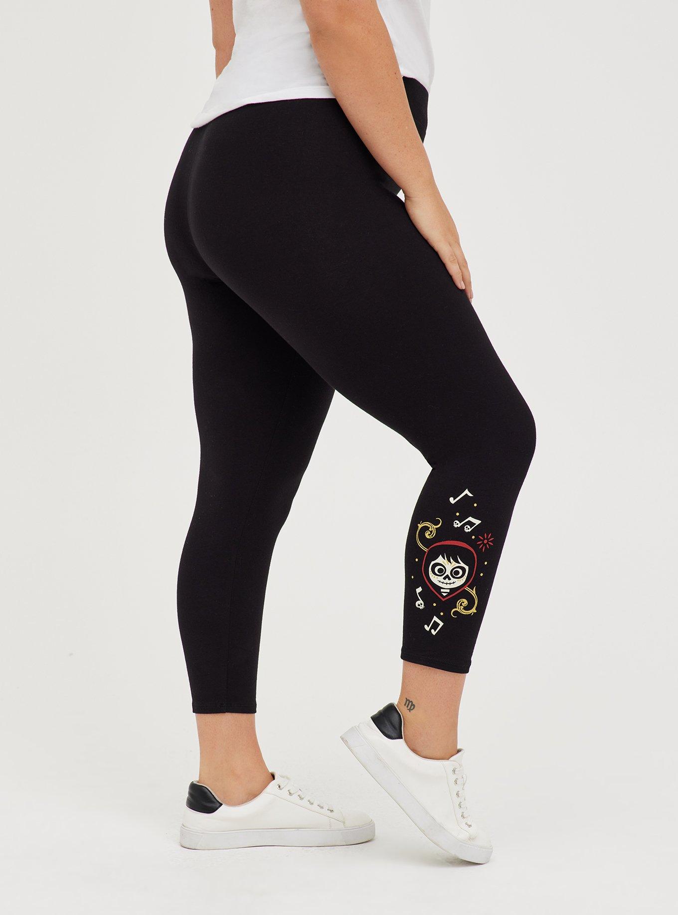 Crop Legging - Disney Coco Miguel Guitar, DEEP BLACK, alternate