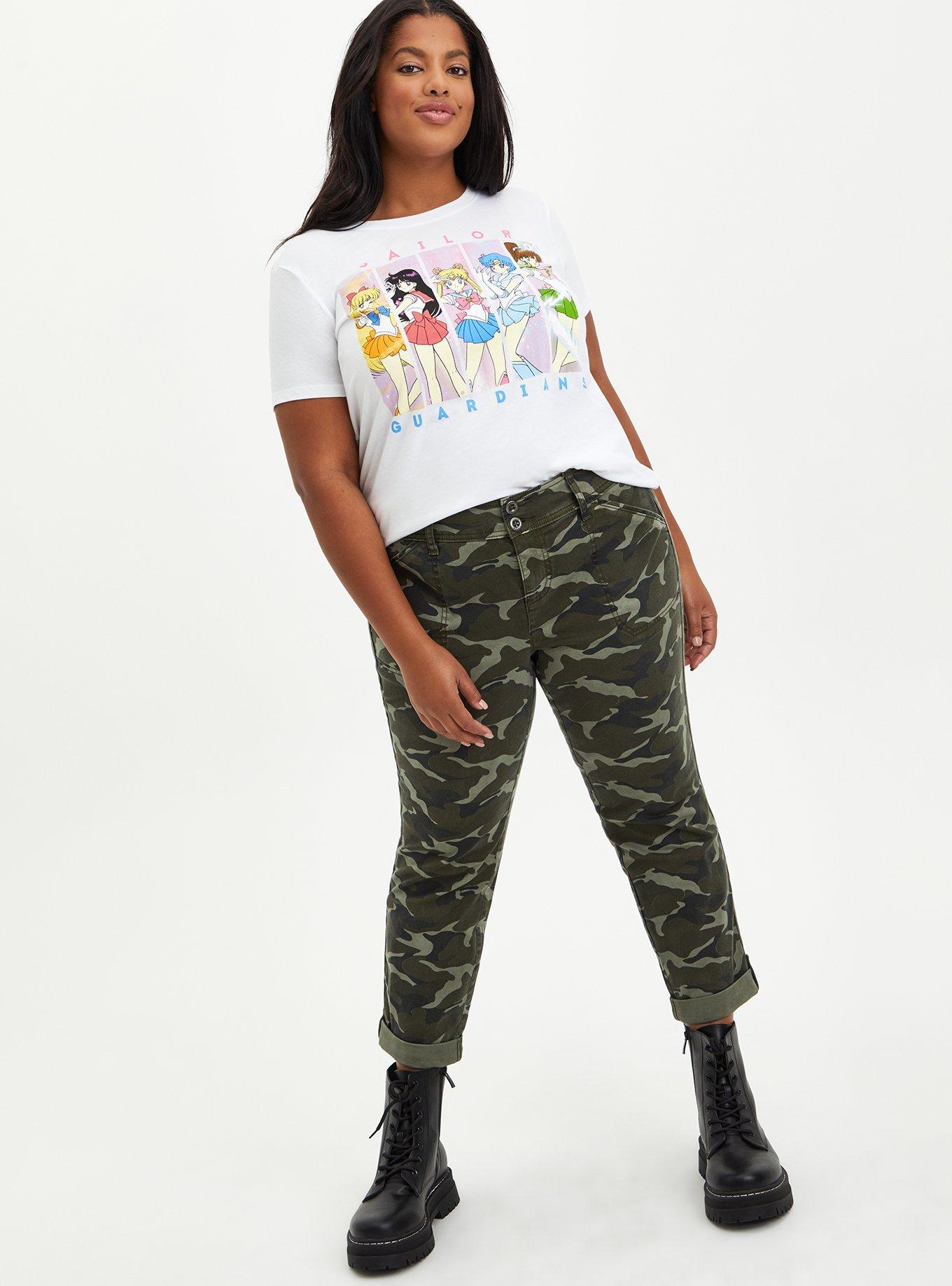 Slim Fit Crew Tee - Signature Jersey Sailor Moon White, BRIGHT WHITE, alternate