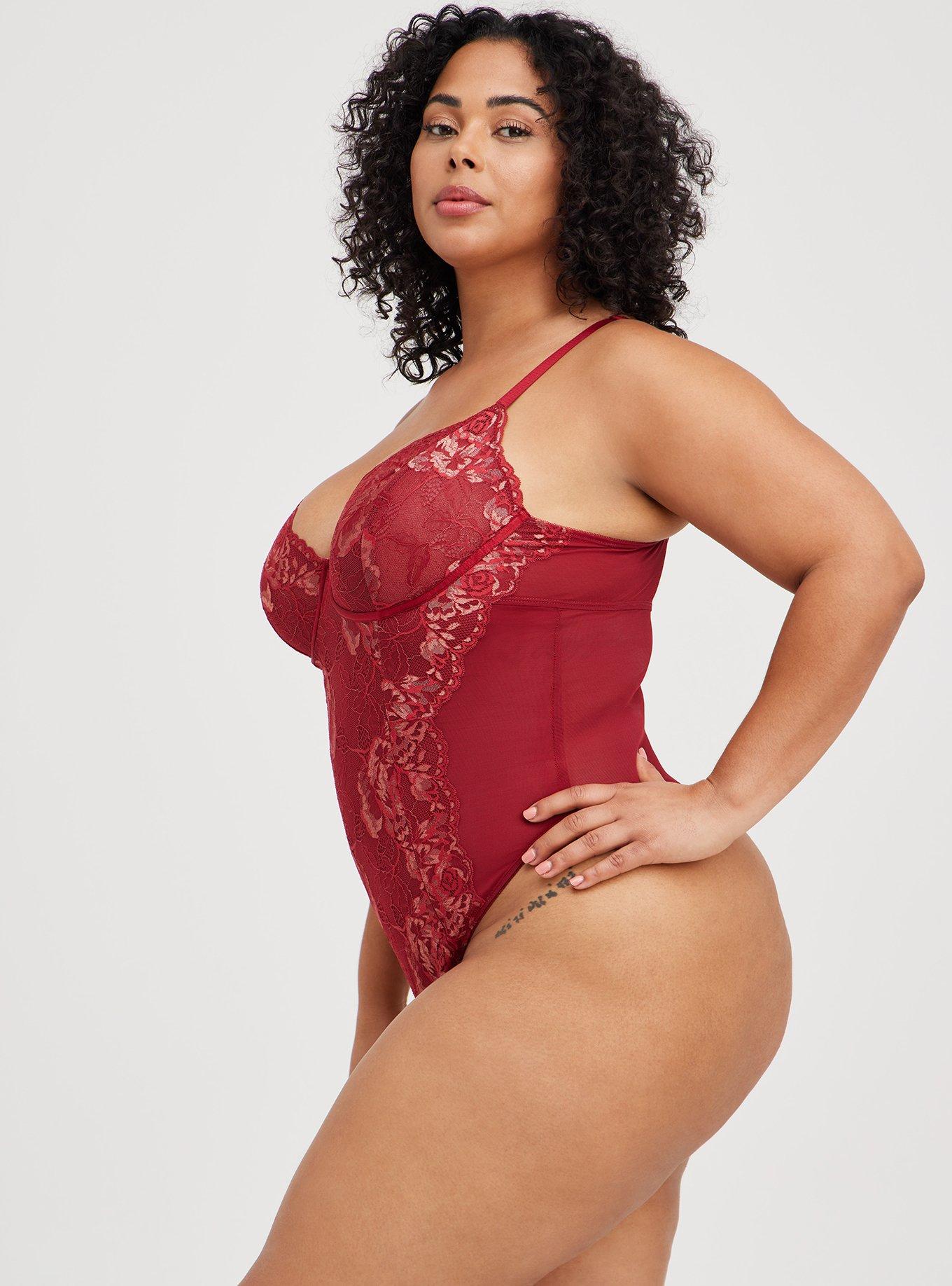 NWT Sz 1 Torrid red sexy bodysuit with thong back - Clothing