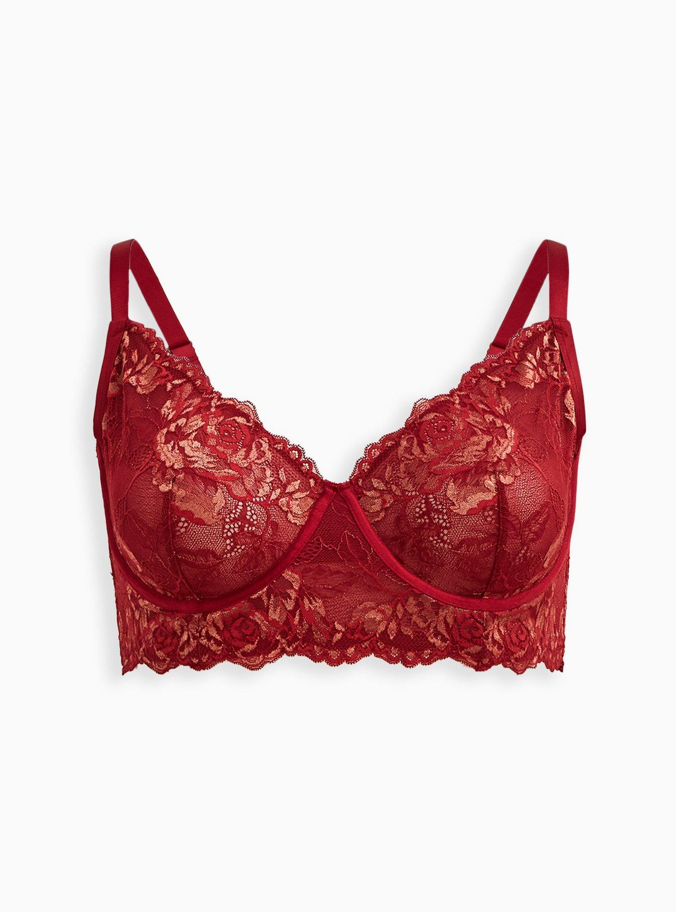 French Connection Unlined Lace Demi Bra 
