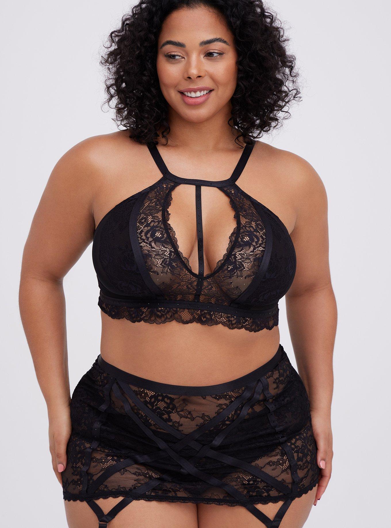 Curvy Kate Front And Centre Wire-free Bralette Black Curvy, 51% OFF