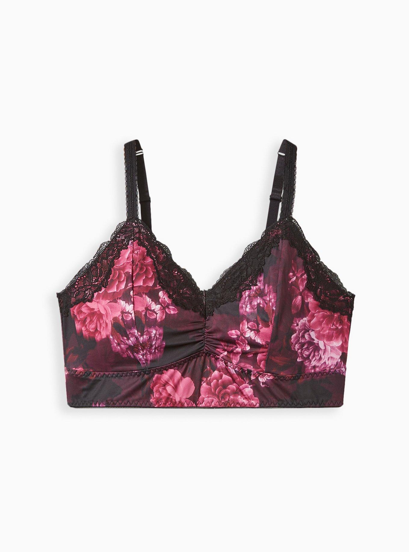 Torrid Floral Longline Bralette deals & Panty