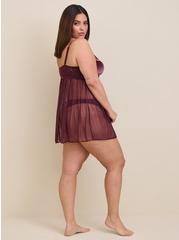 Velour And Lace Babydoll, WINETASTING, alternate
