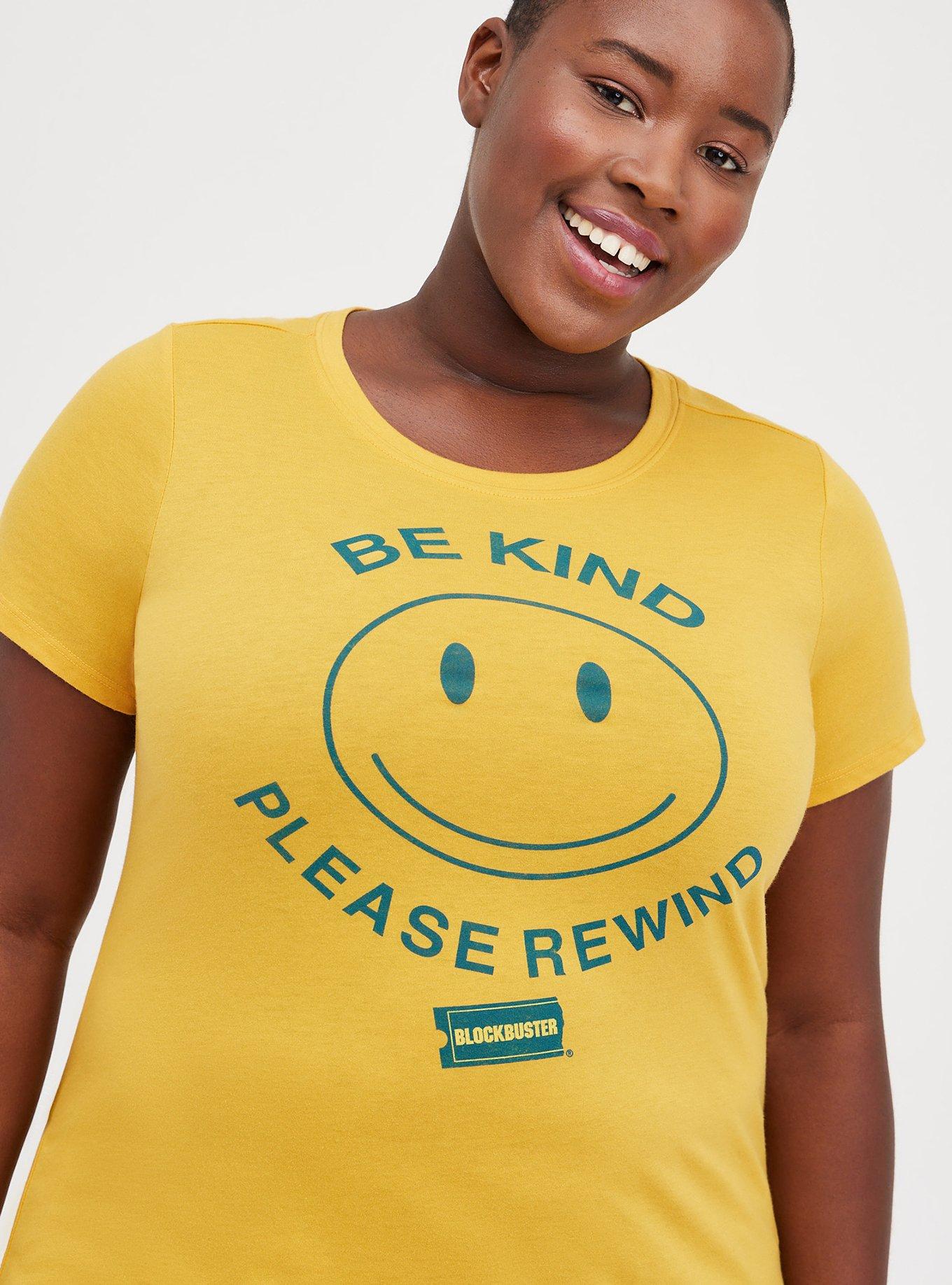 Plus Size Slim Fit Crew Tee - Signature Jersey Blockbuster Yellow , SUNDRESS, alternate