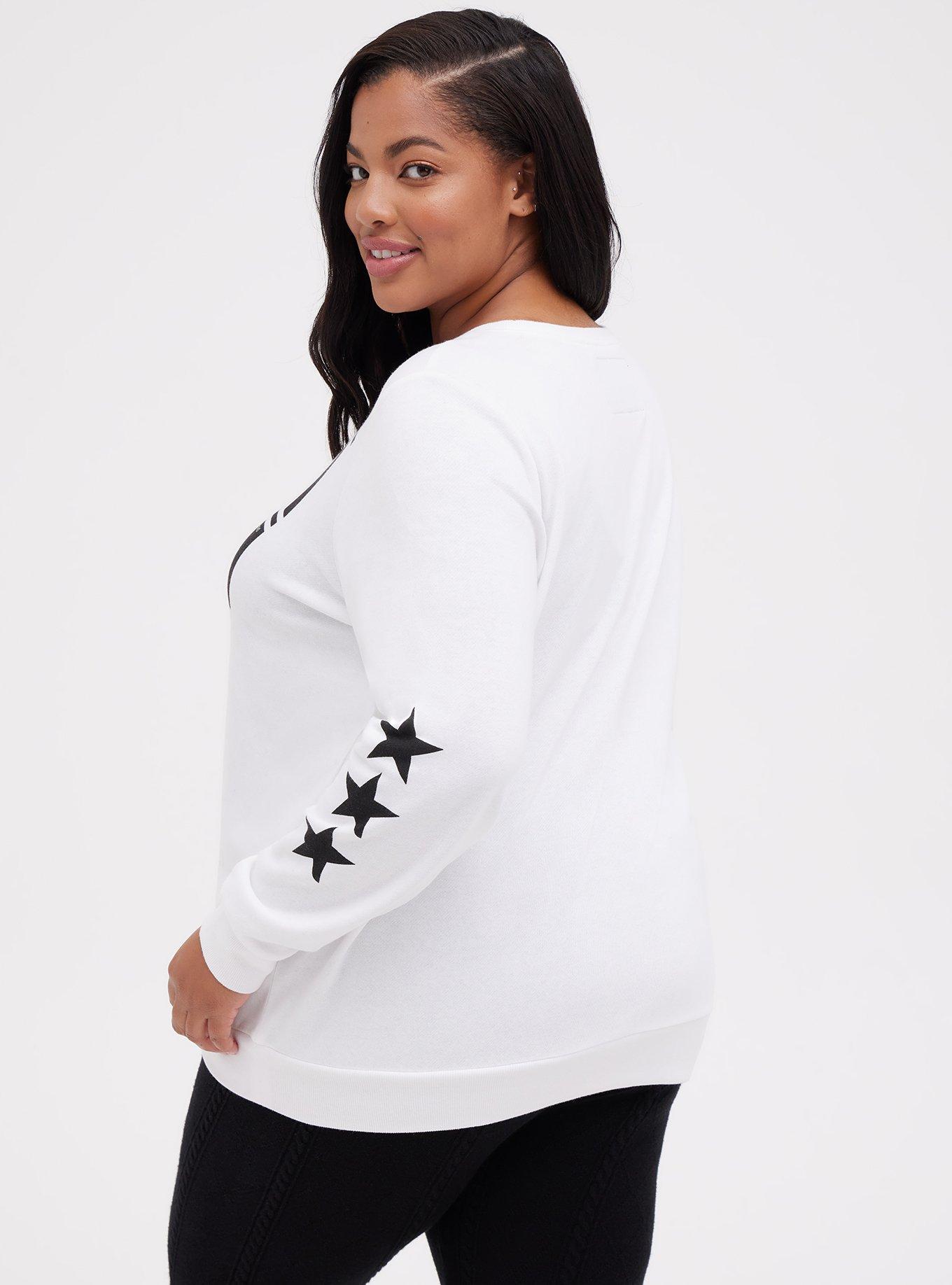 Sweatshirt - Cozy Fleece Nasa White, BRIGHT WHITE, alternate