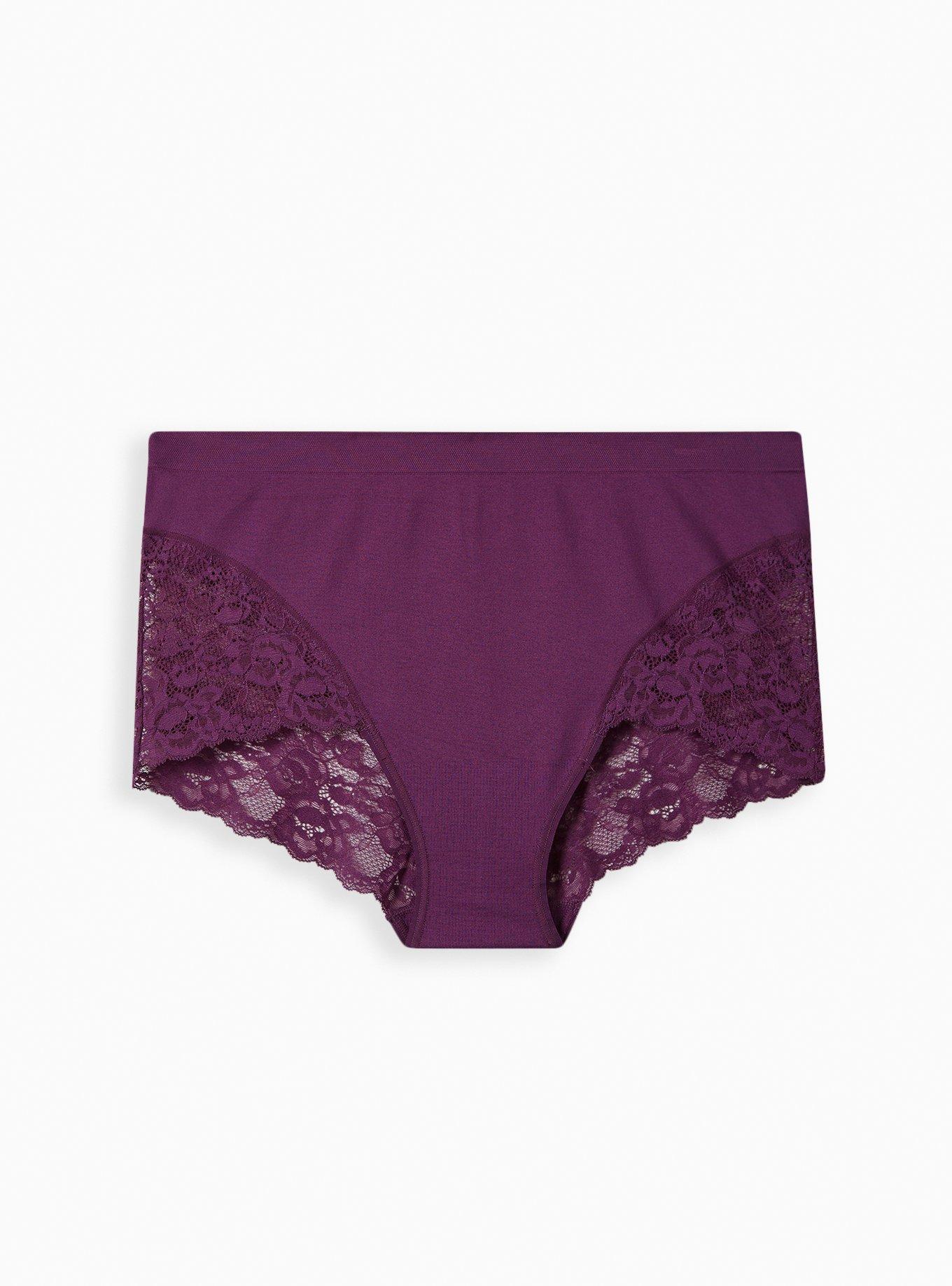 Buy Fun & Flirty Lace-Trim Cheeky Panty - Order Panties online