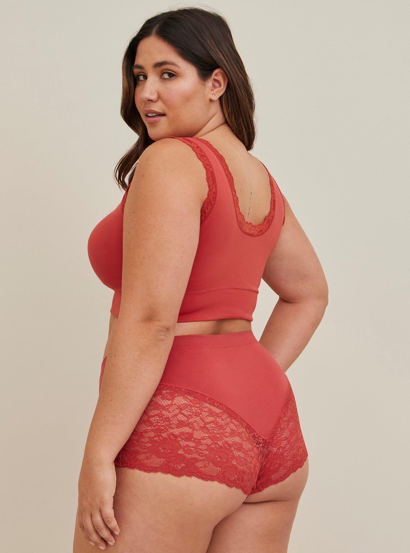 Plus Size - Seamless Flirt Mid-Rise Cheeky Panty - Torrid