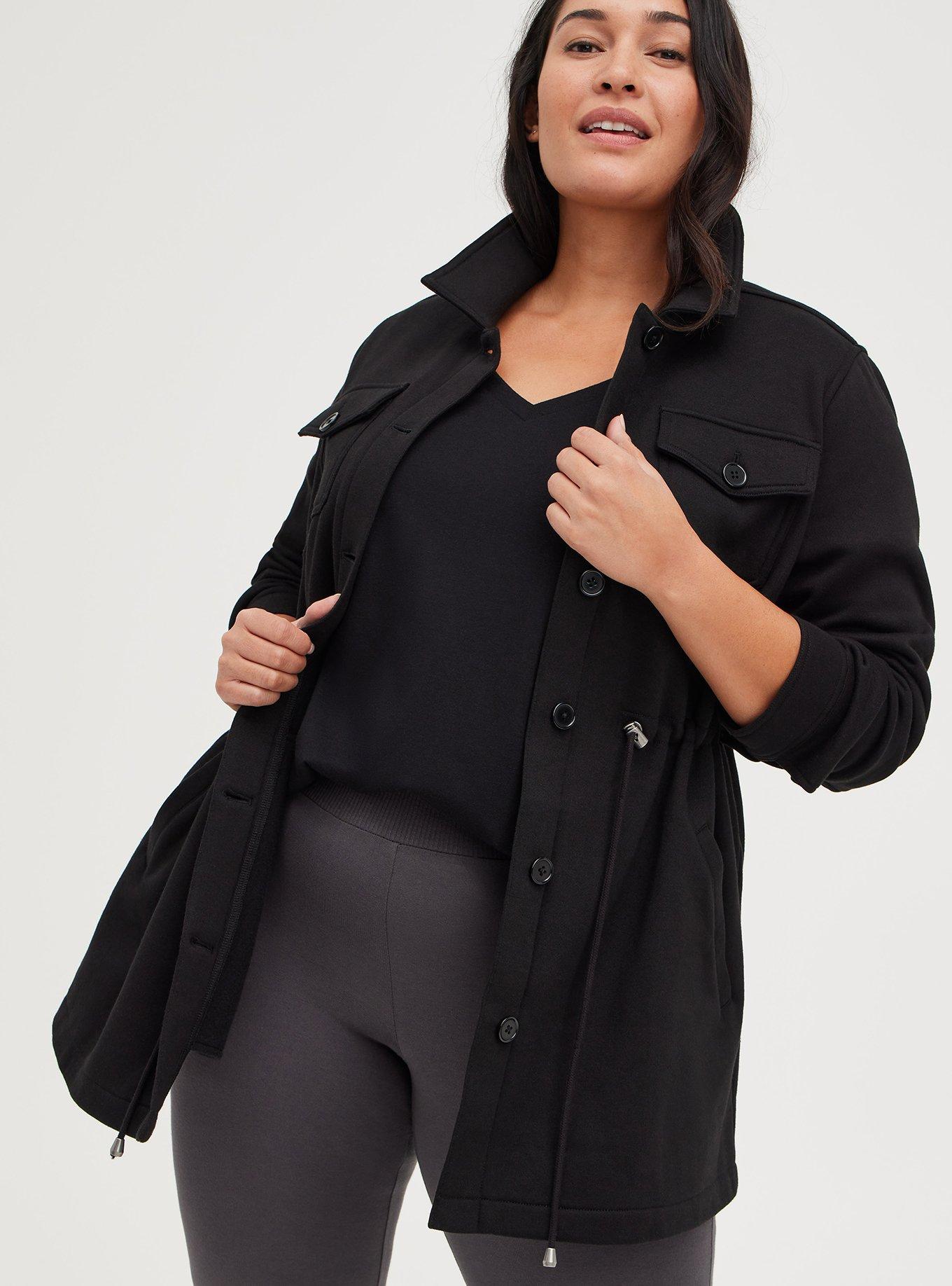 Plus Size - Poly Fill Shacket - Torrid