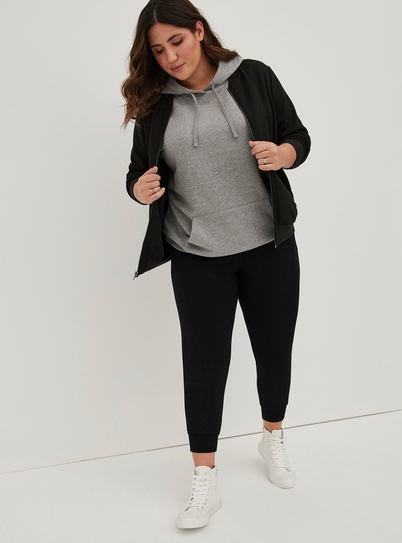 Classic Fit Cozy Fleece Raglan Hoodie, HEATHER GREY, alternate