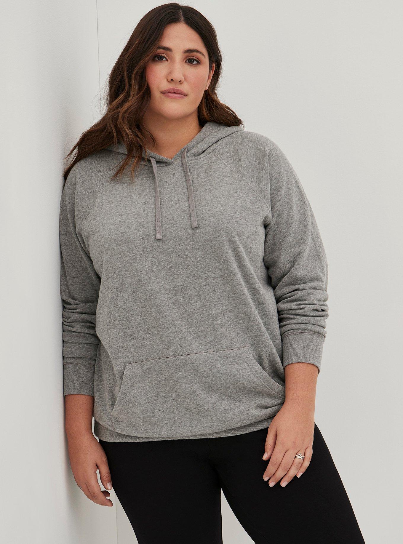 Classic Fit Cozy Fleece Raglan Hoodie