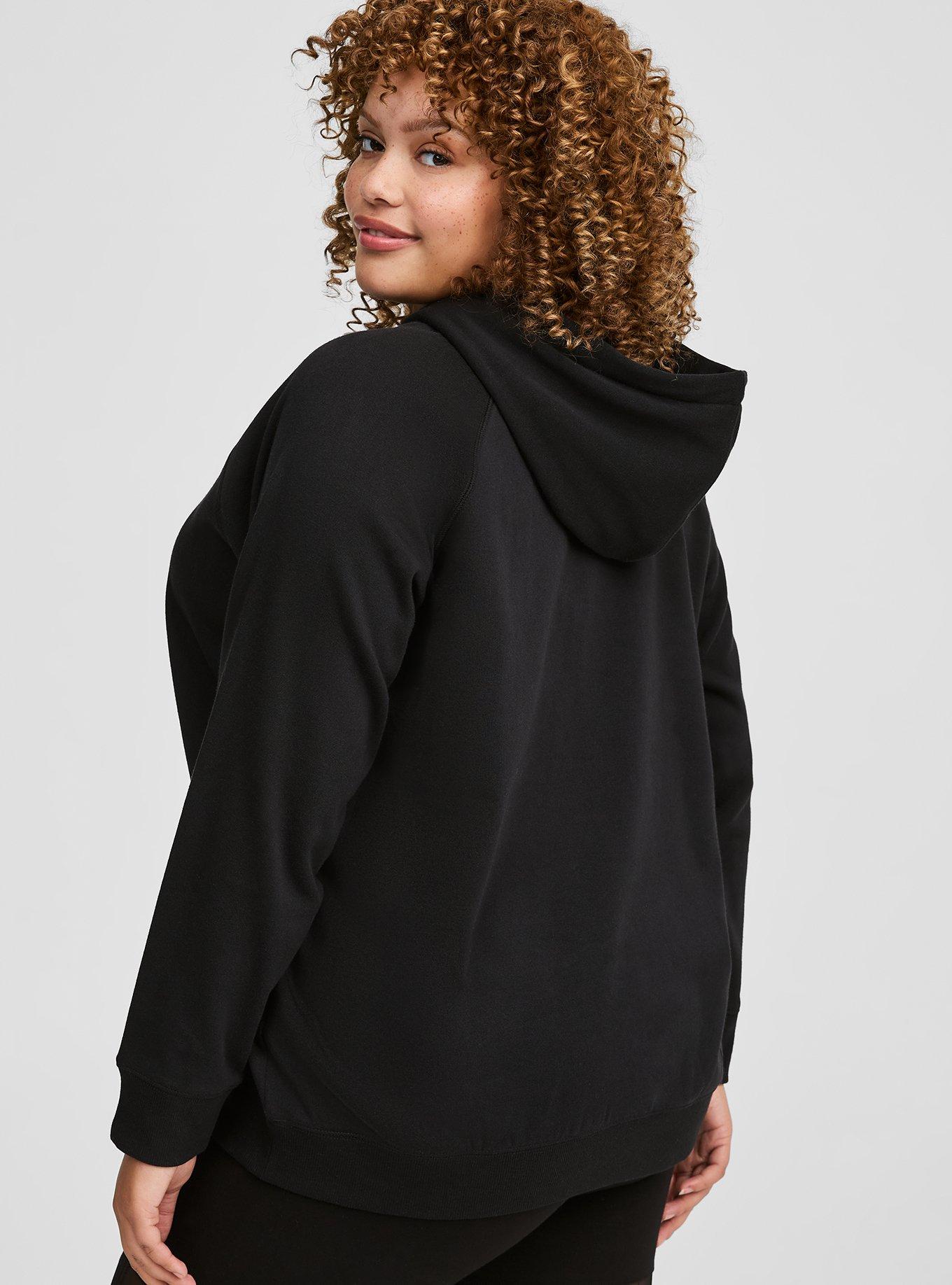 Classic Fit Cozy Fleece Raglan Hoodie
