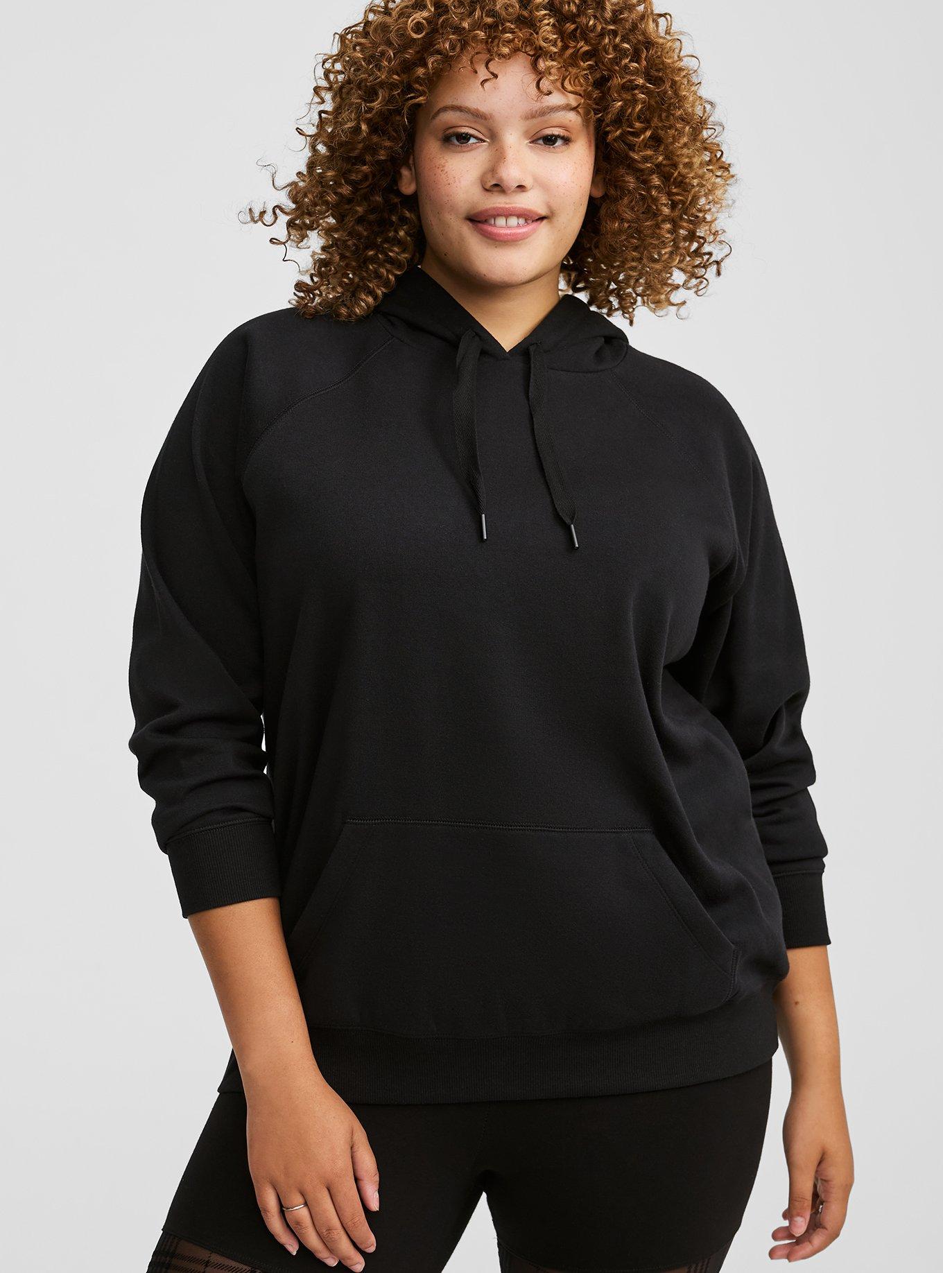 Classic Fit Cozy Fleece Raglan Hoodie