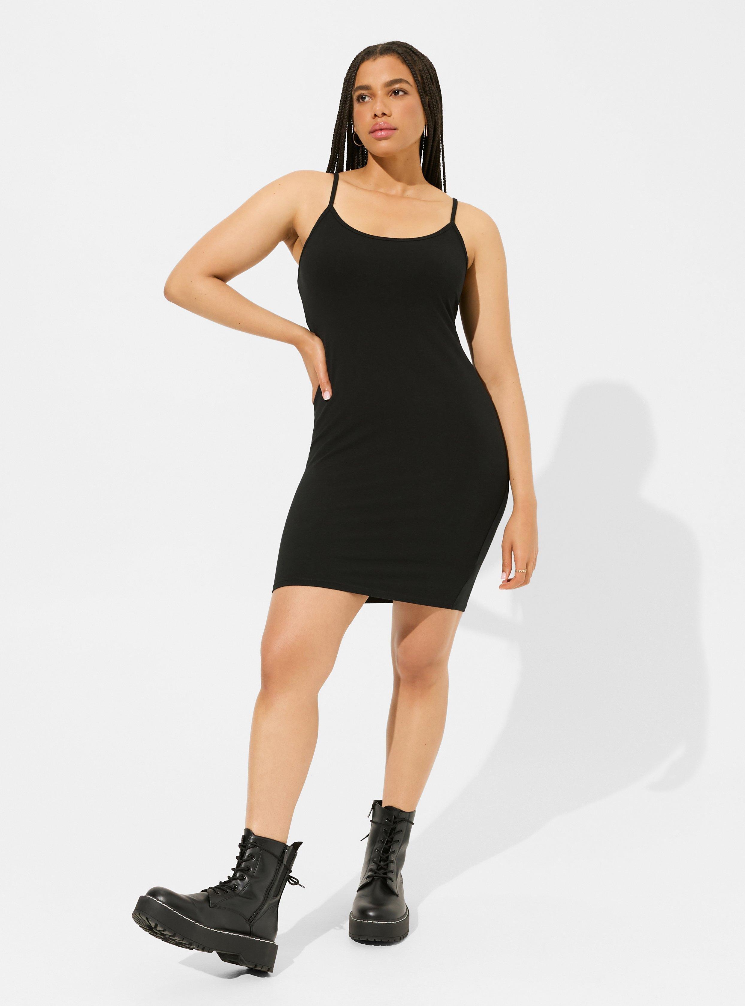 Torrid Sexy Black One Shoulder Foxy Bodycon Mini Dress Plus Size