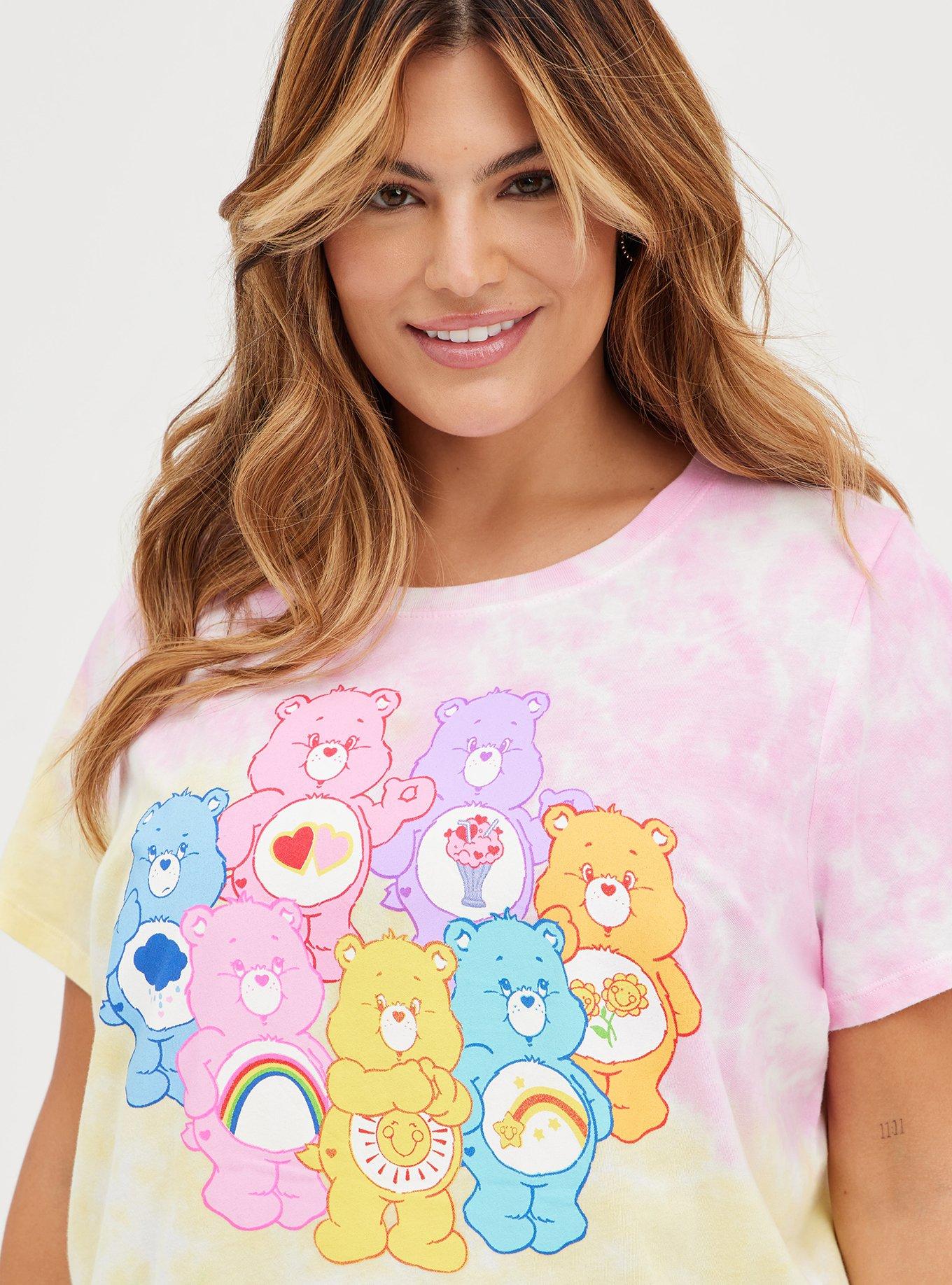 Plus Size Tunic Tee - Care Bears Multi Tie Dye, MULTI TIE DYE, alternate
