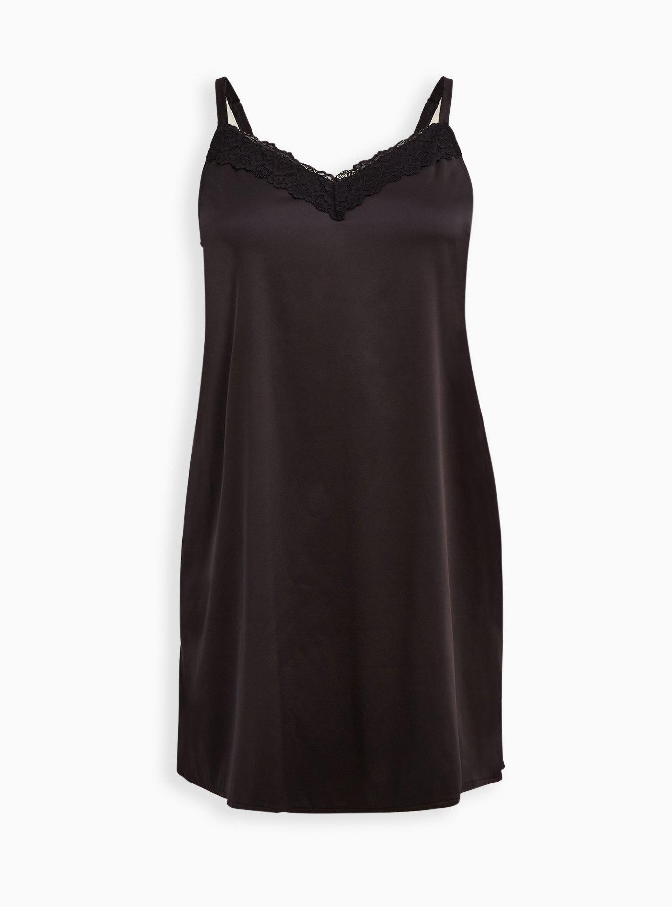 Plus Size Dream Satin Lace Trim Sleep Gown Torrid