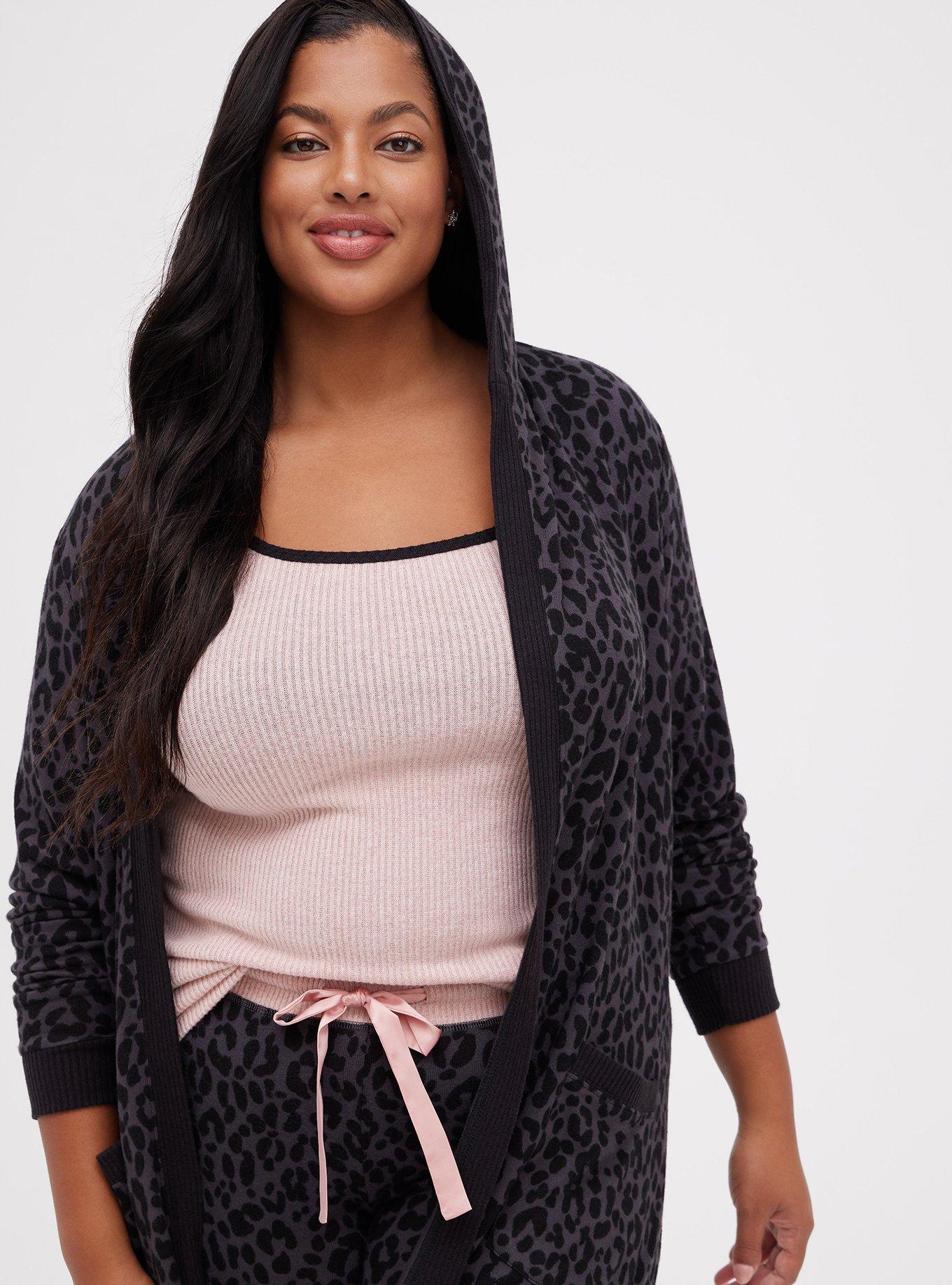 Plus size 2024 sleep cardigan