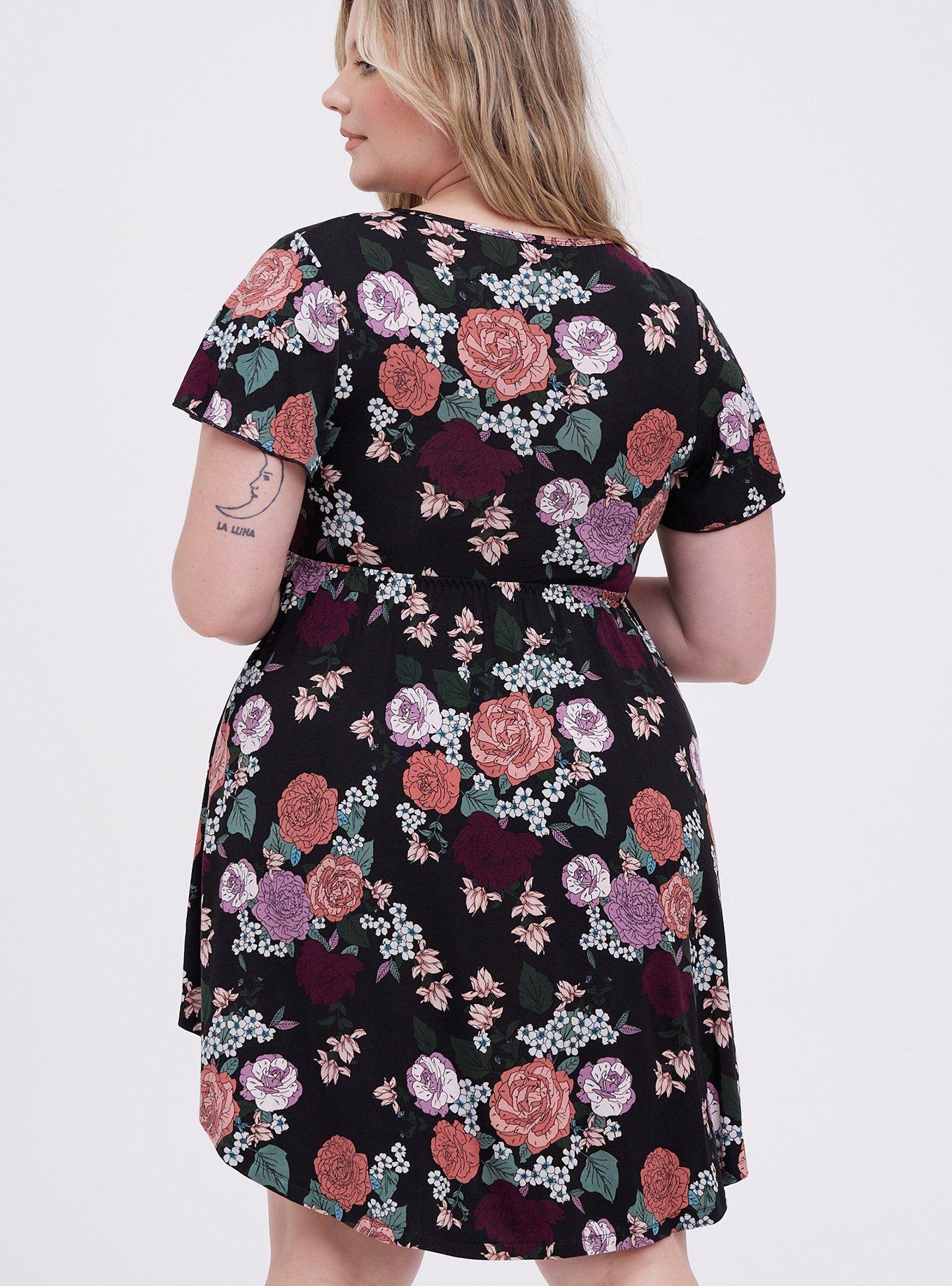 Super Soft Lace Trim Babydoll Sleep Gown