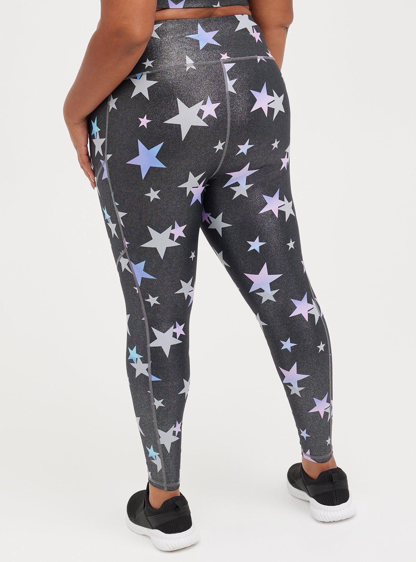 TORRID : Black Tattoo Print Wicking Active Legging with Pockets