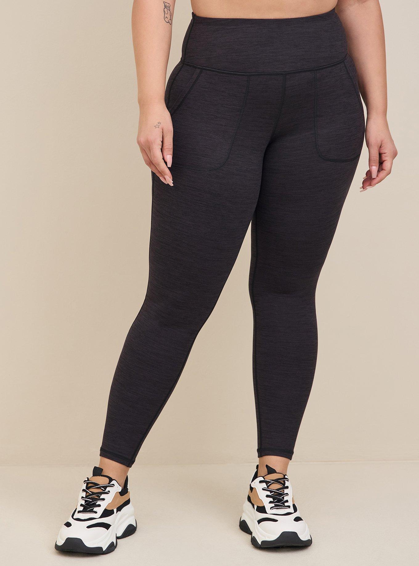 Plus Size Super Soft Performance Jersey Full Length Active Legging With Patch Pocket Torrid