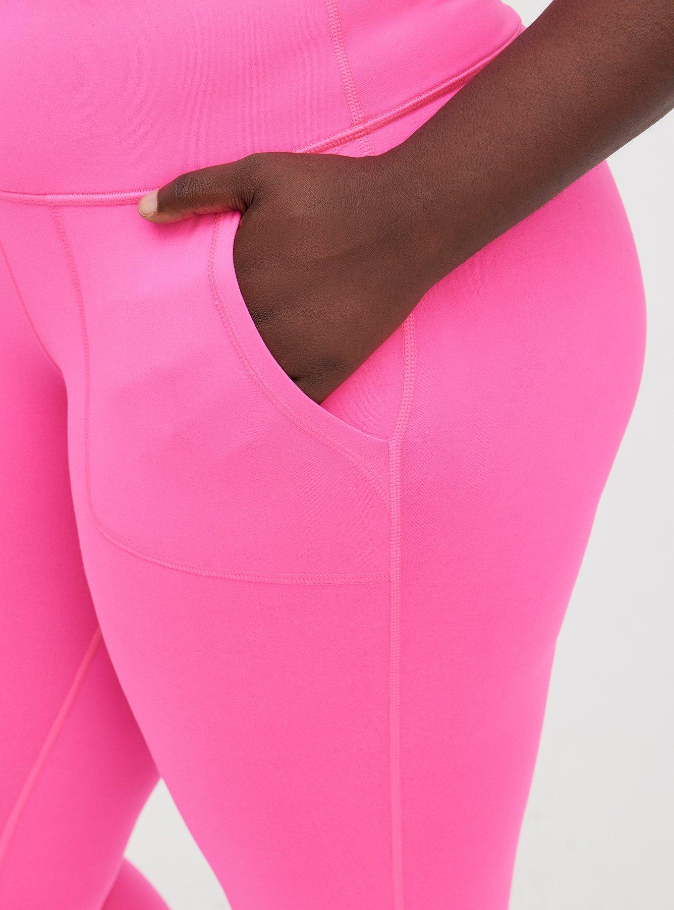 Torrid 2 (2X, 18-20) Pink Soft Performance Jersey Full Length Active  Legging NWT 