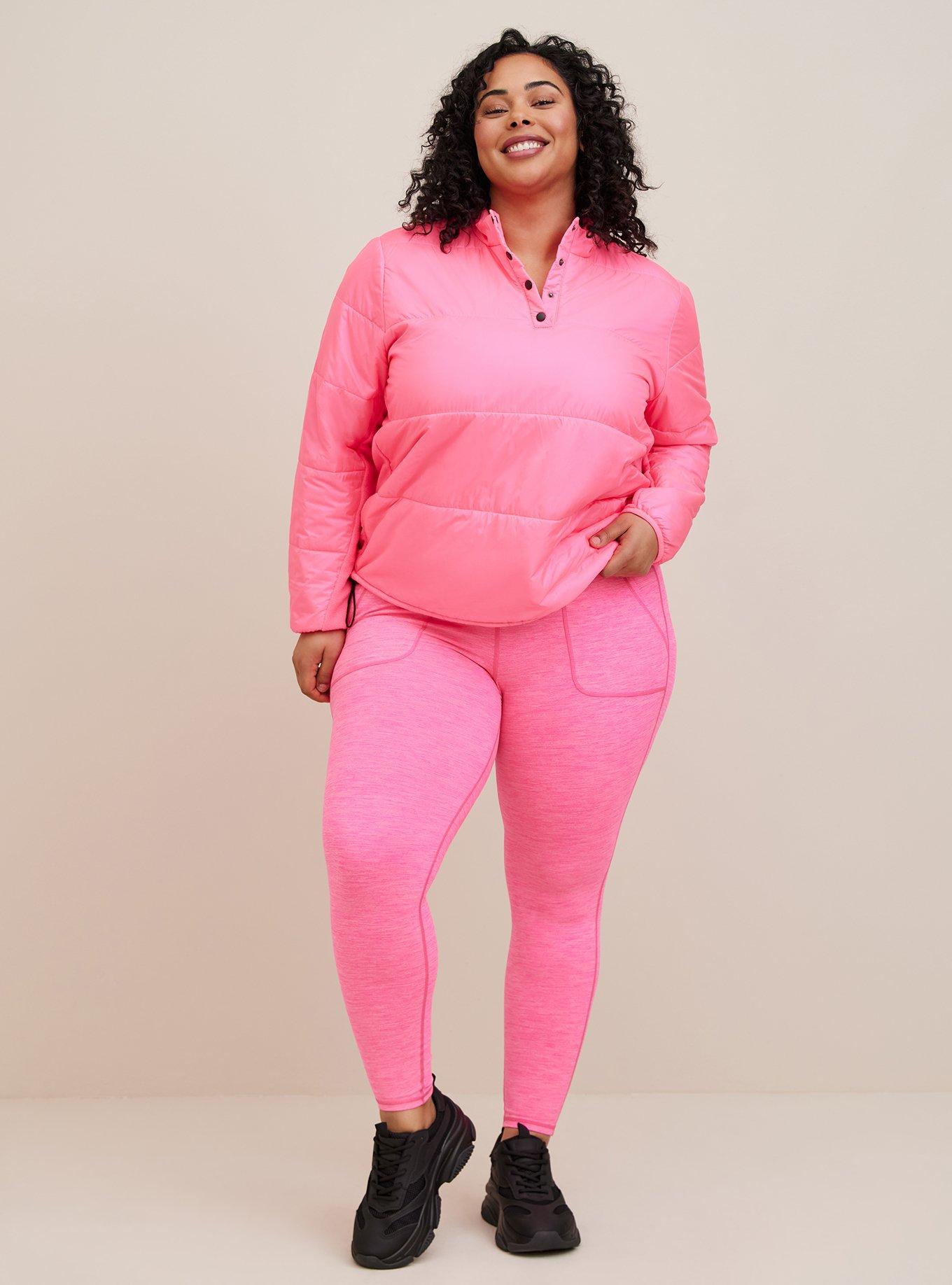 Plus size leggings - Pale Pink