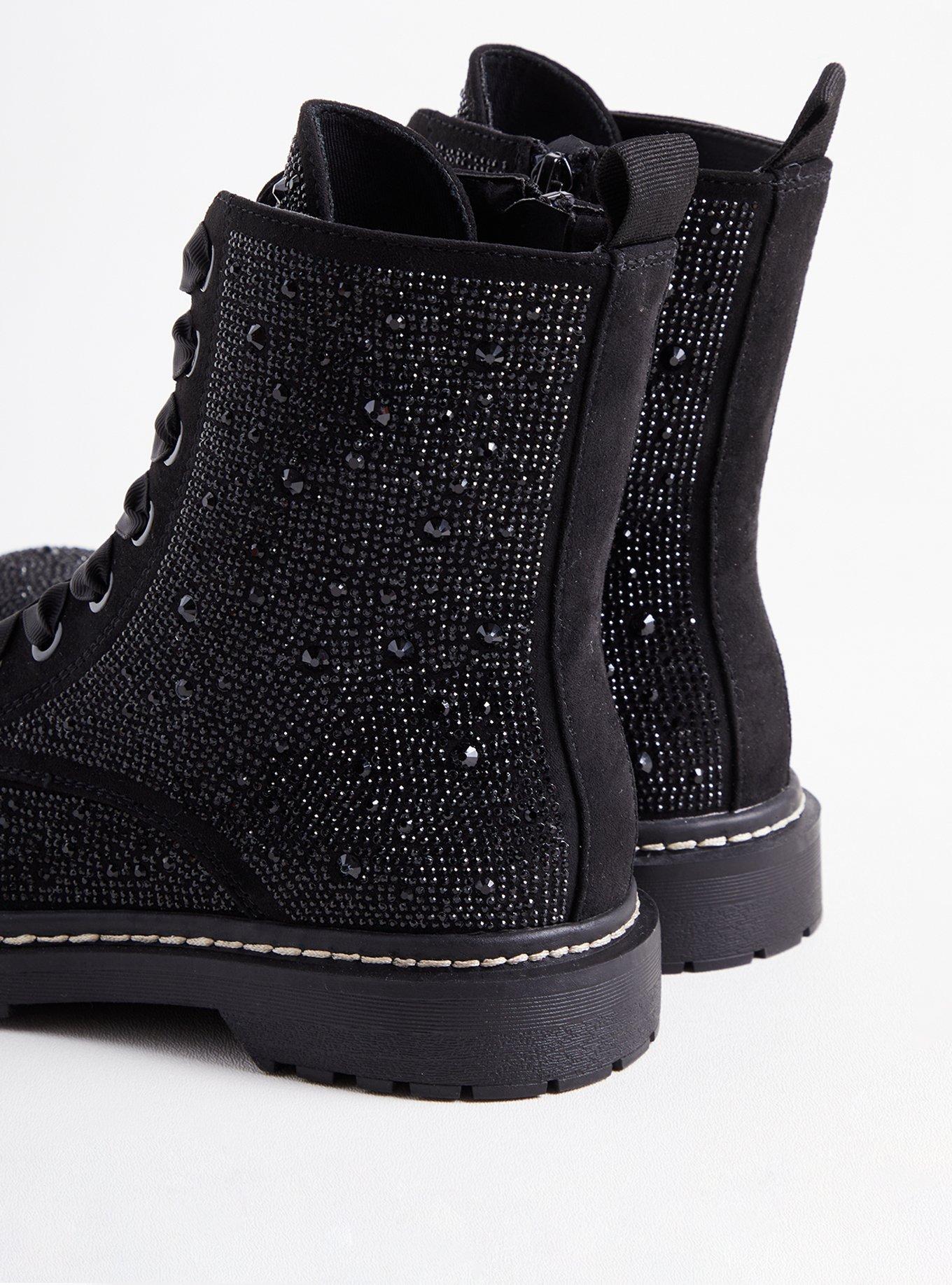 Betsey johnson combat boots best sale