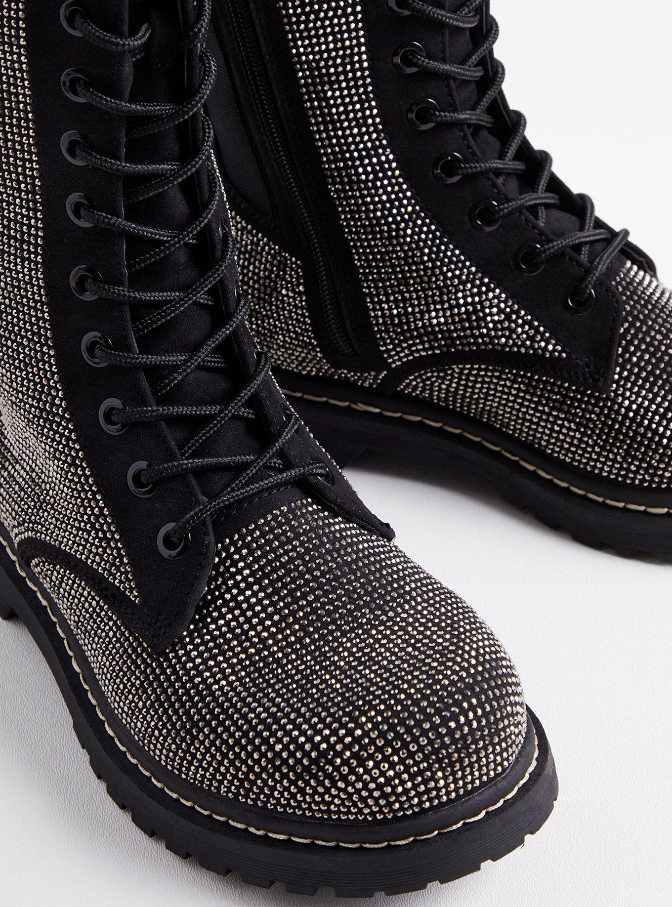 Embellished 2024 combat boots