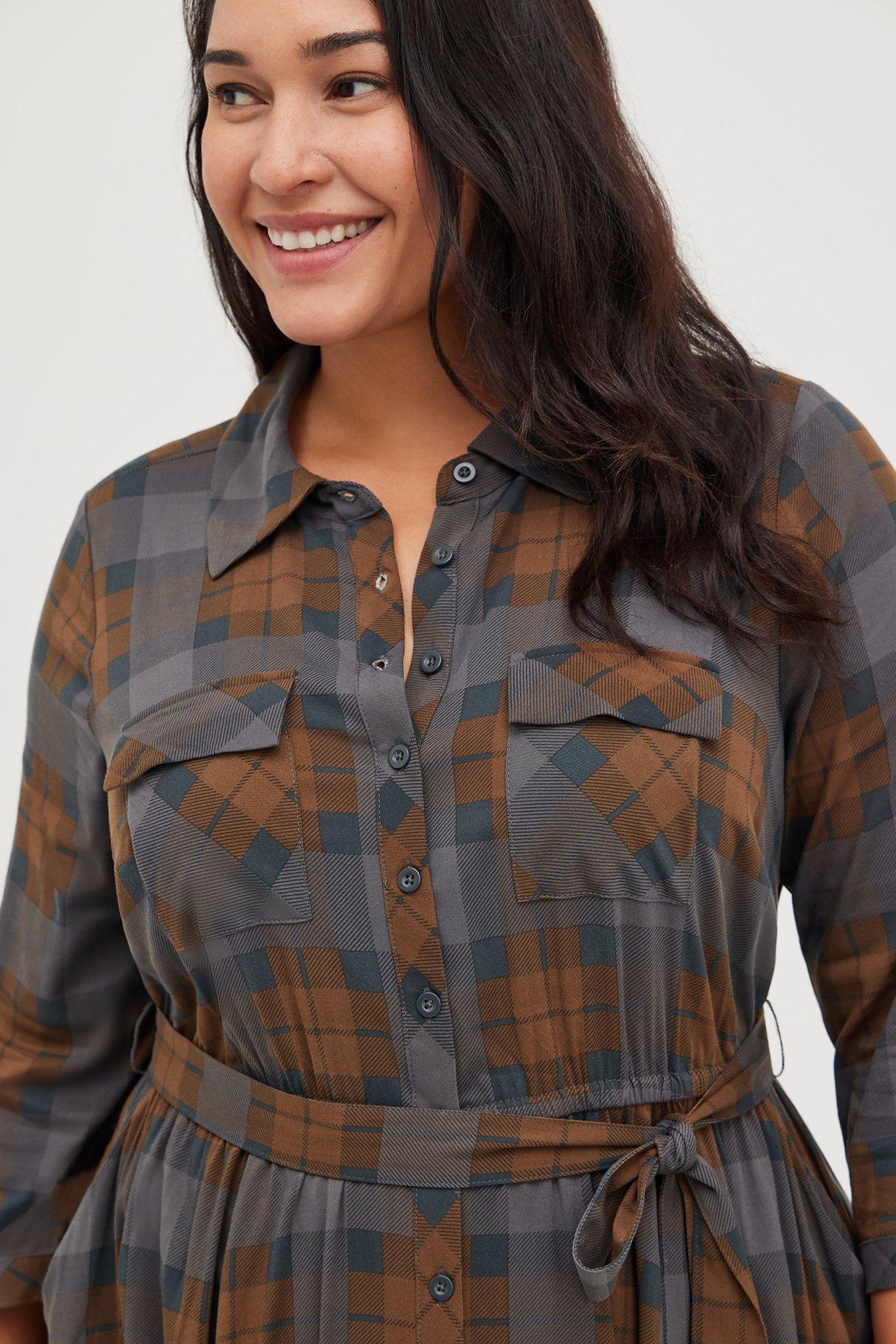 Plus Size - Shirt Dress - Outlander Tartan - Torrid