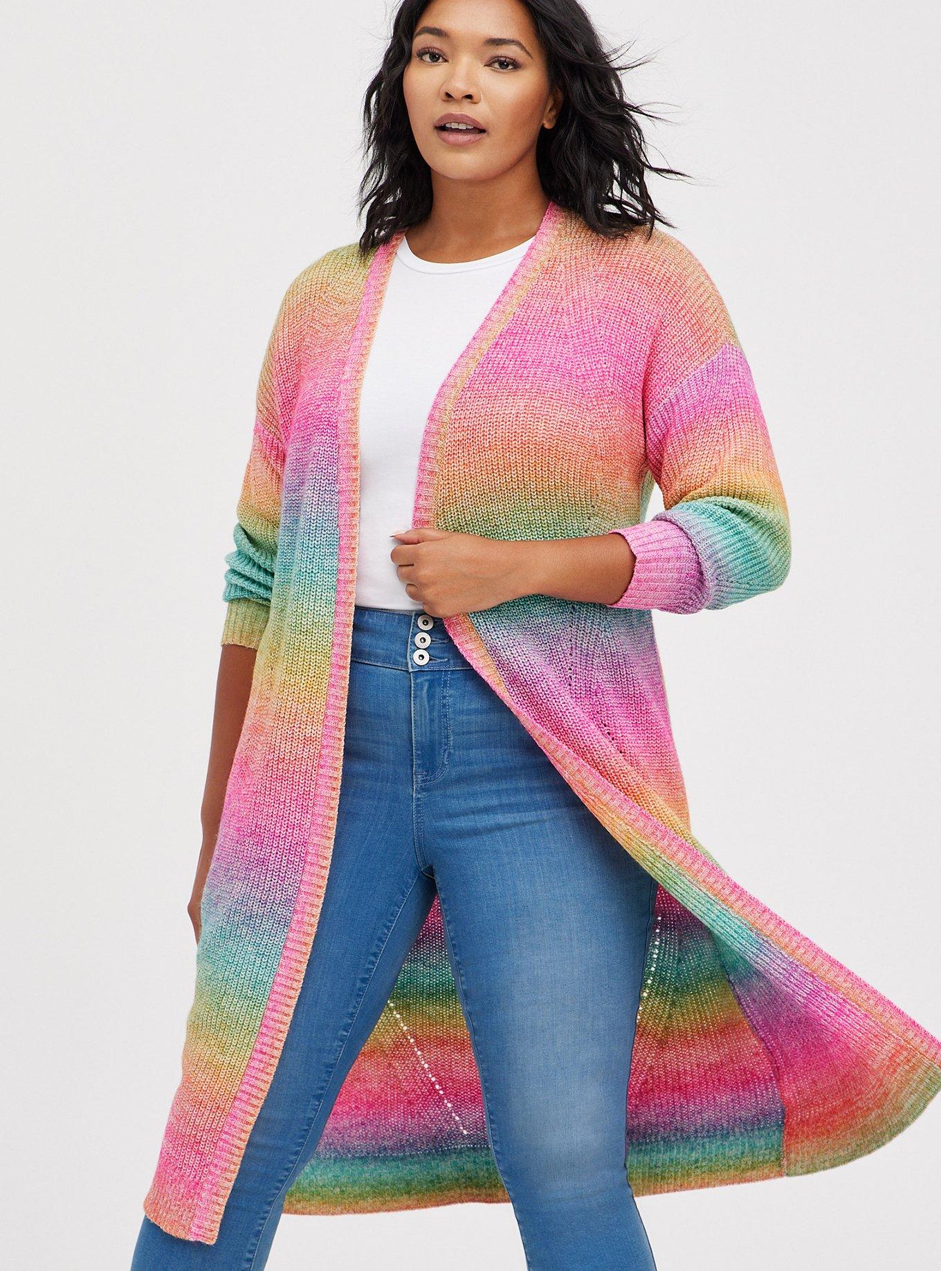 Plus Size Duster Open Front Sweater Torrid