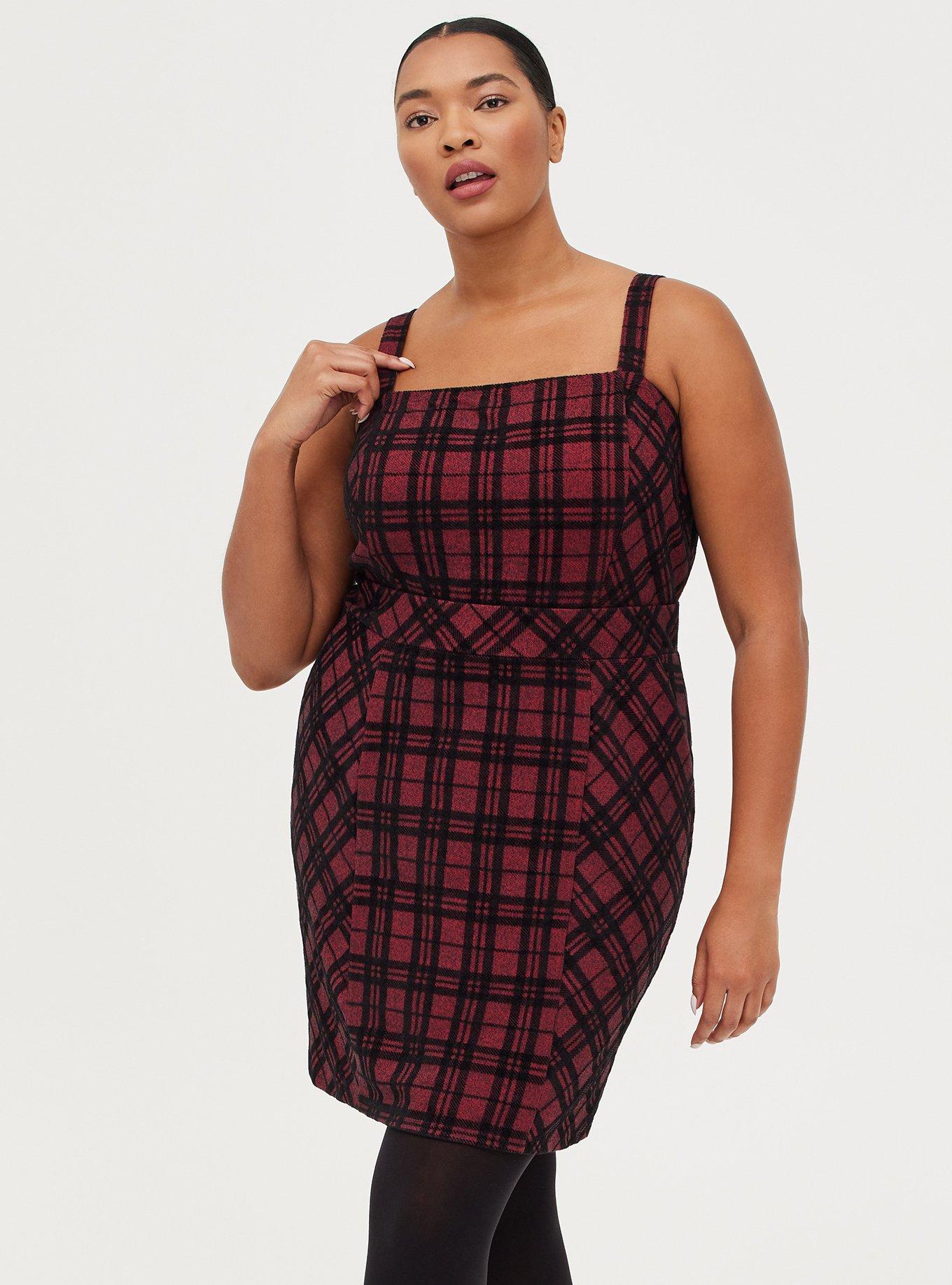 Torrid black shop and red dress