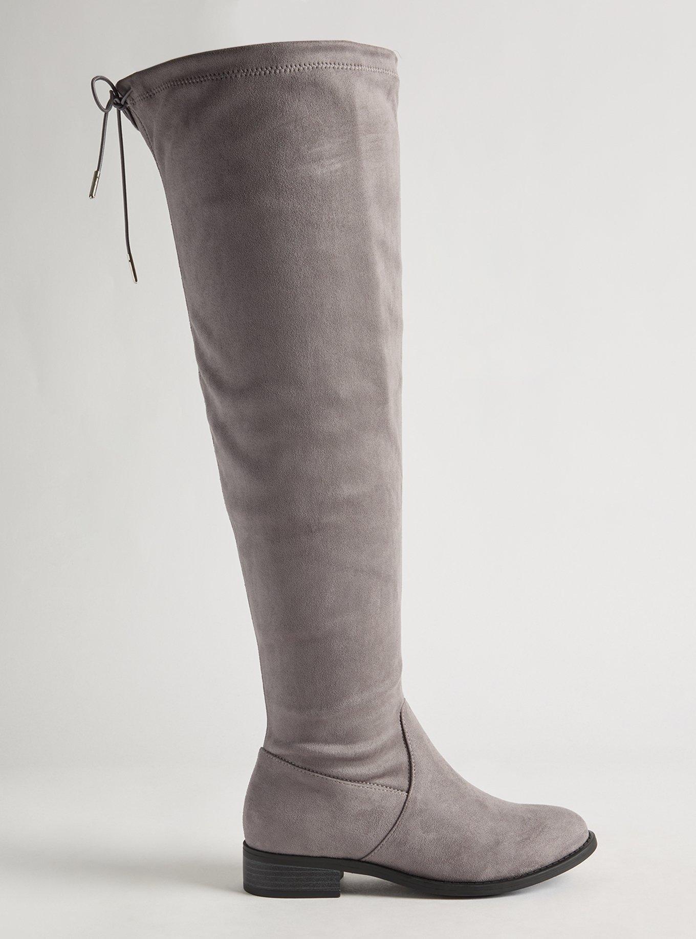 Stretch Flat Over The Knee Boot (WW)