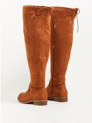 Stretch Flat Over The Knee Boot (WW), CAMEL, alternate