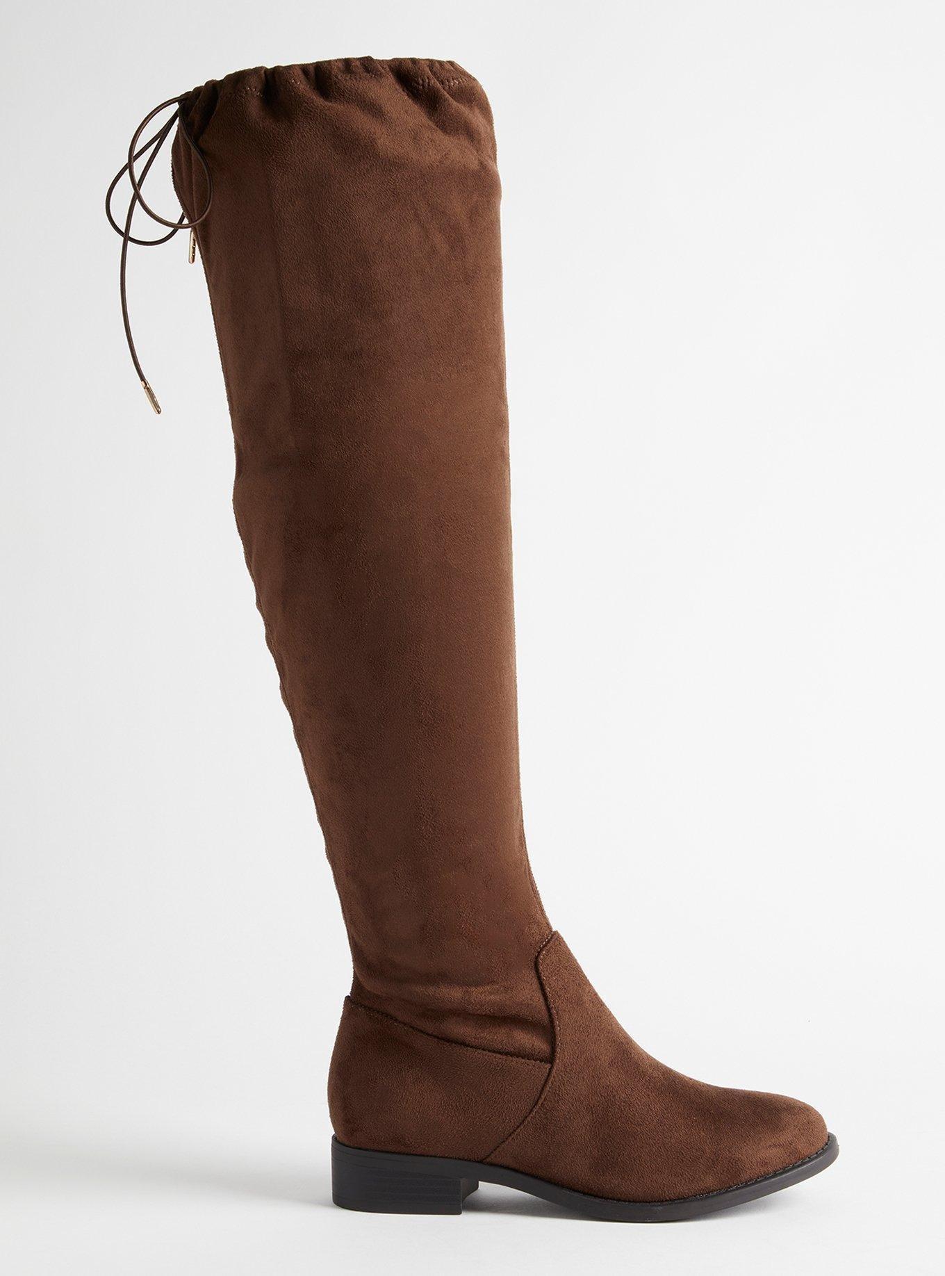 Plus Size Stretch Flat Over The Knee Boot (WW) Torrid