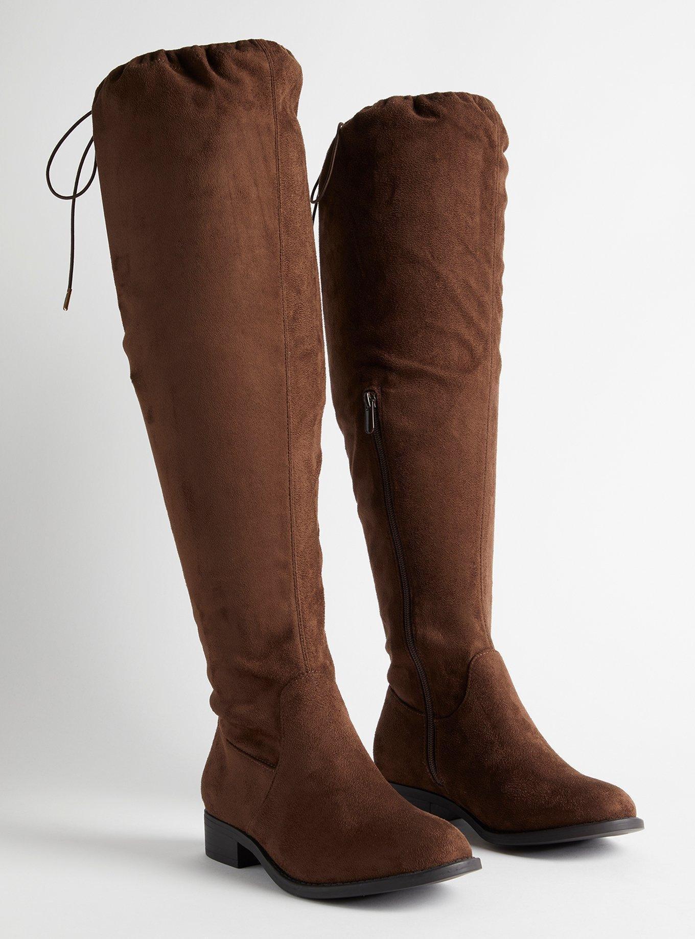 Torrid lace up knee high outlet boots