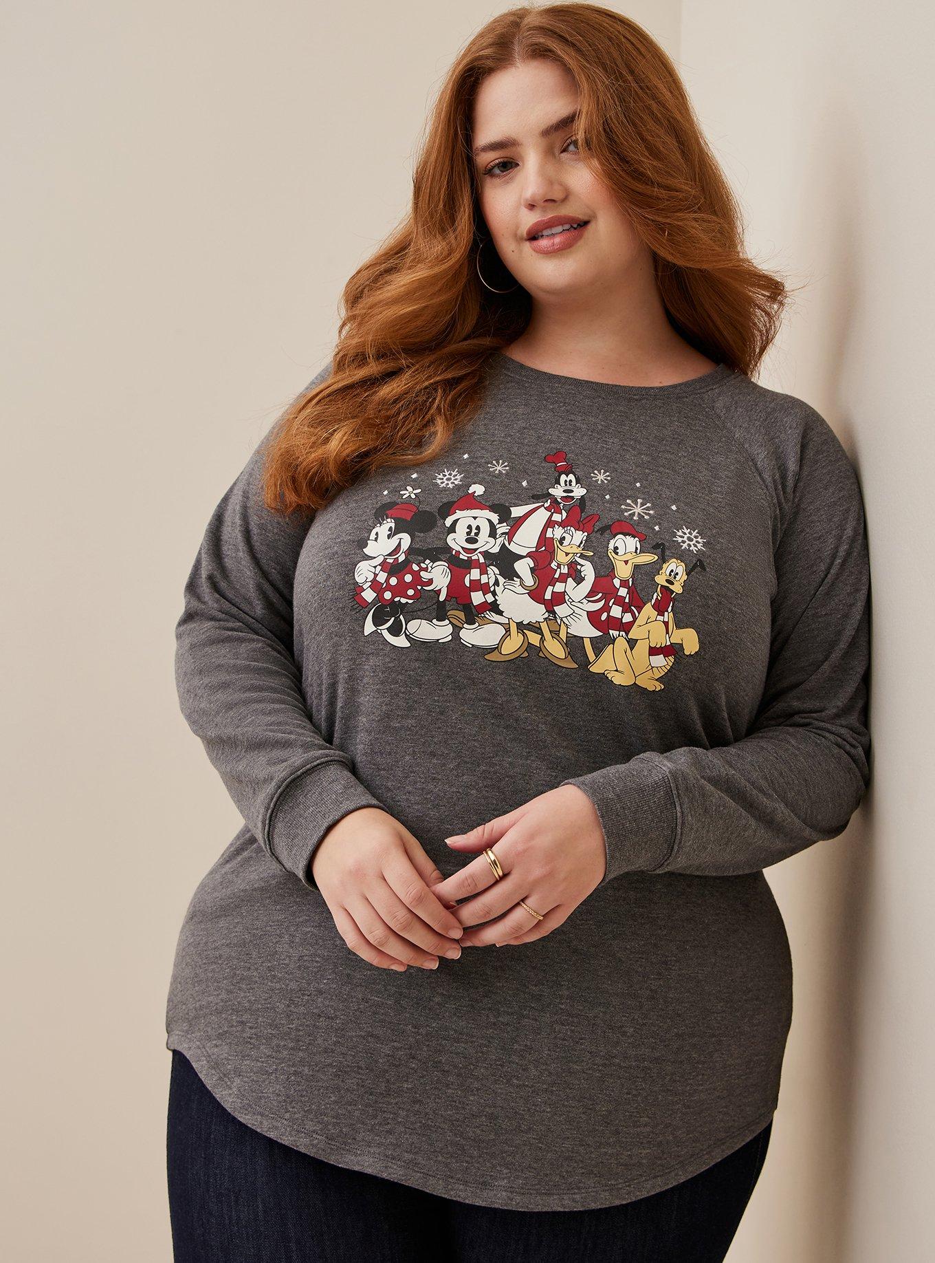 Plus size disney hot sale sweatshirts