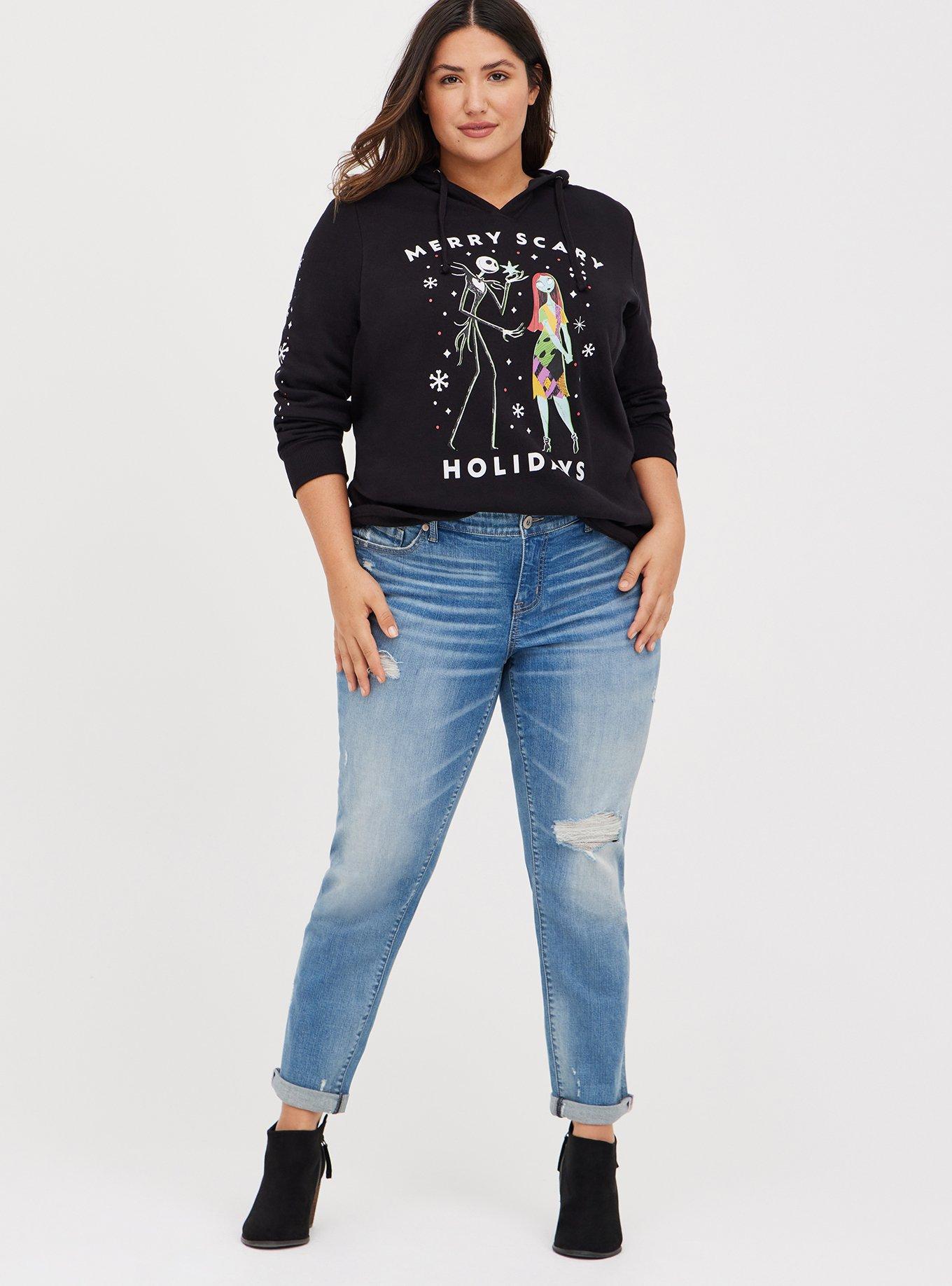 Plus Size Hoodie Disney Nightmare Before Christmas Scary Holidays Torrid