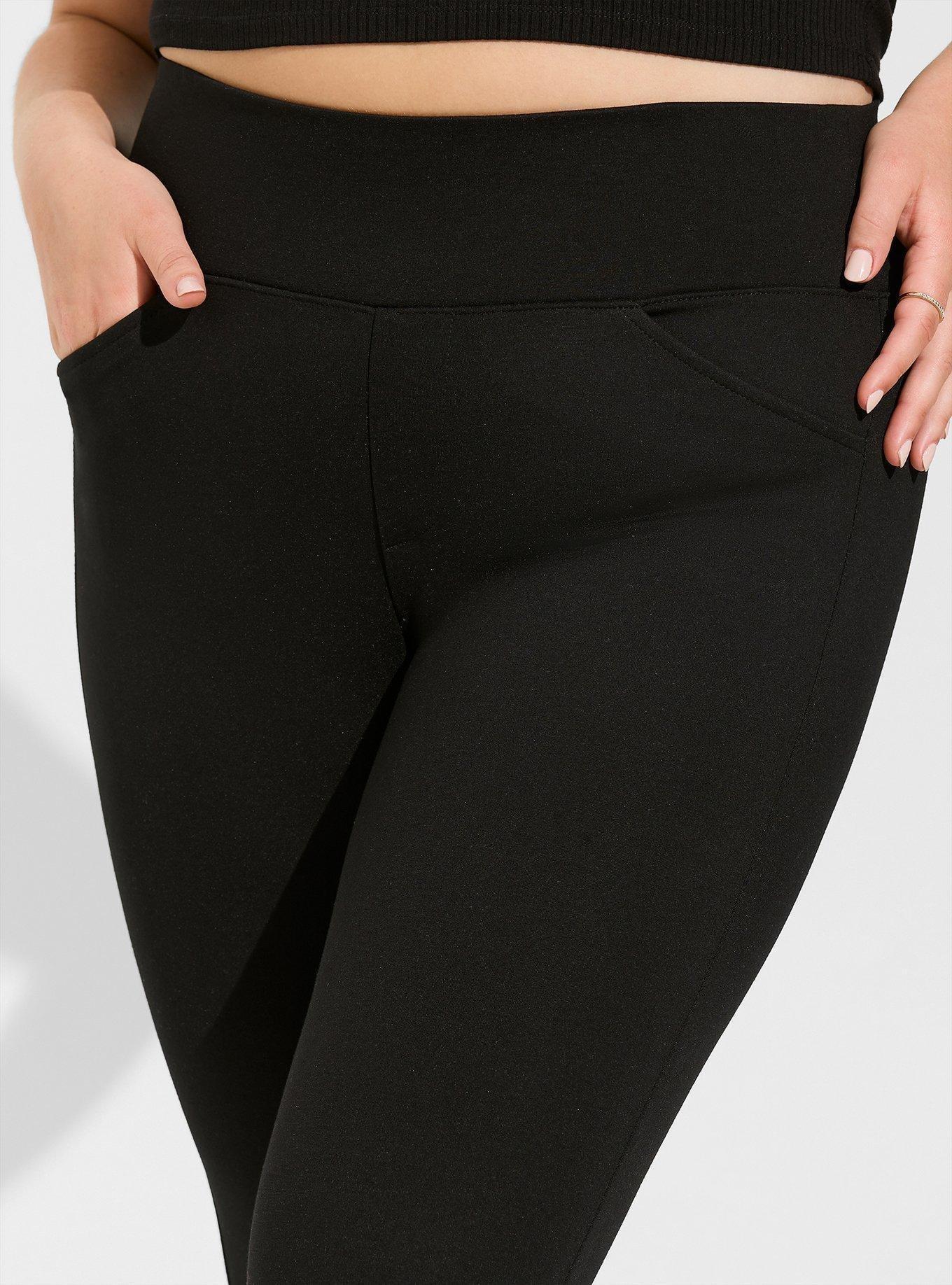 Pocket Pixie Skinny Studio Luxe Ponte High-Rise Pant