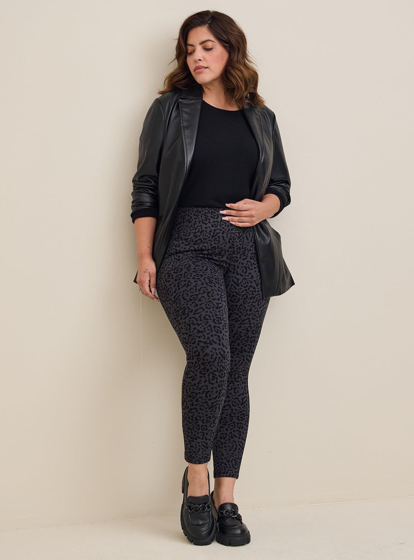 Plus Size - Pocket Pixie Flare Studio Luxe Ponte High-Rise Pant - Torrid