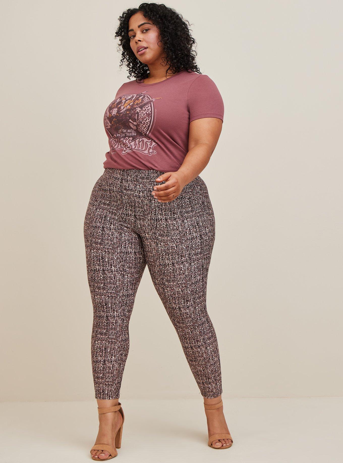 Plus Size - Pocket Pixie Flare Studio Luxe Ponte High-Rise Pant - Torrid