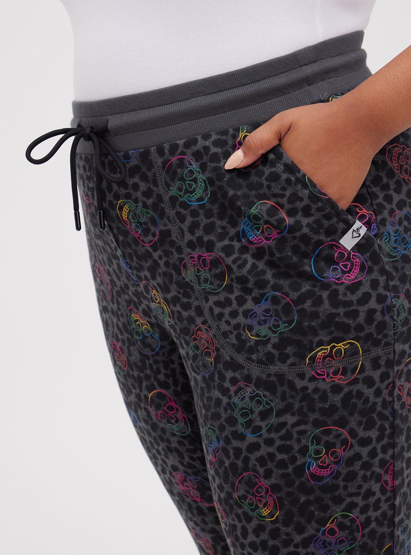 Plus Size Everyday Fleece Active Jogger In Classic Fit, SKULL BLACK, alternate