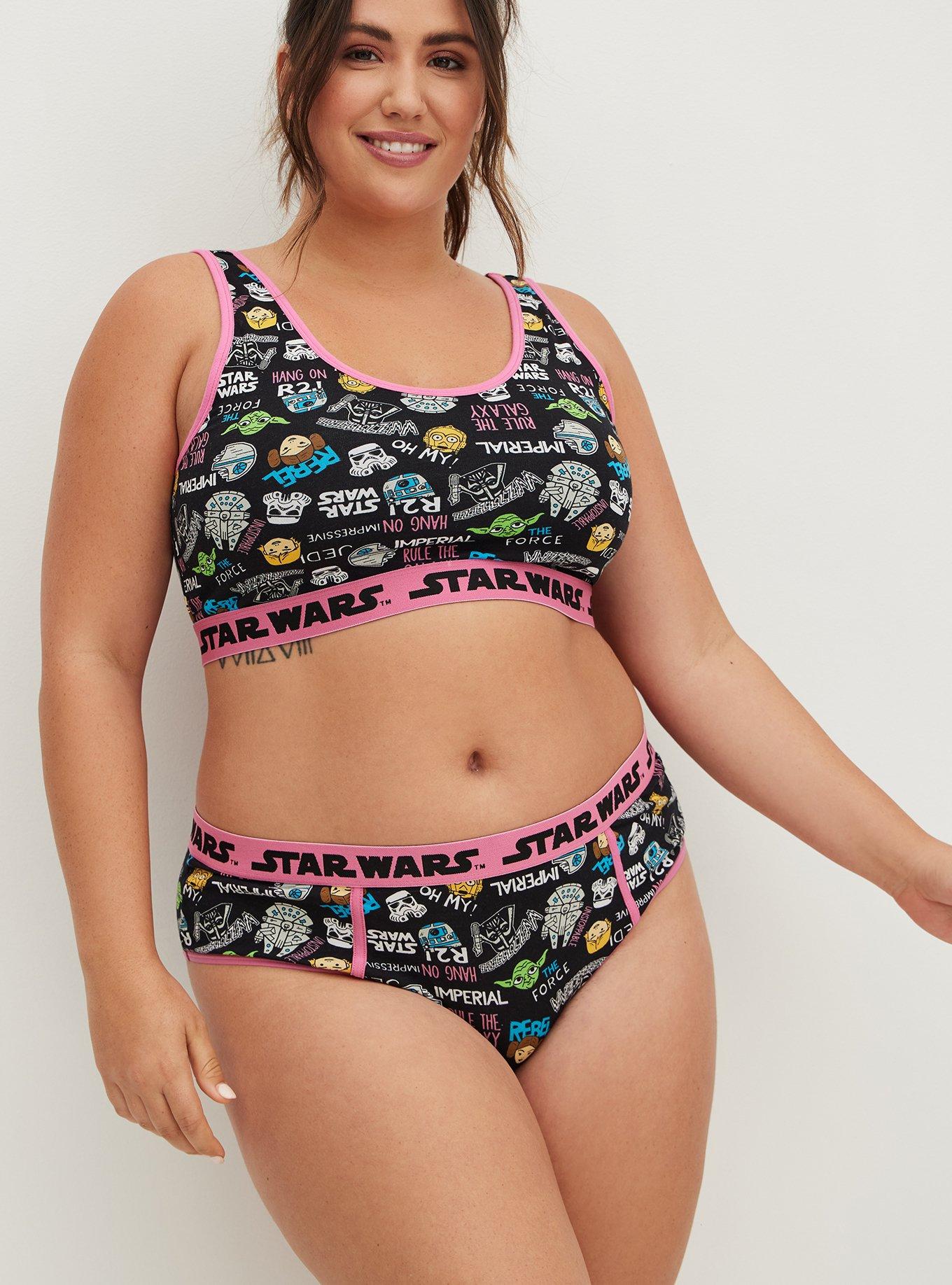 Star Wars Big Girls' 7pk Hipster Panty, Assorted, 8 