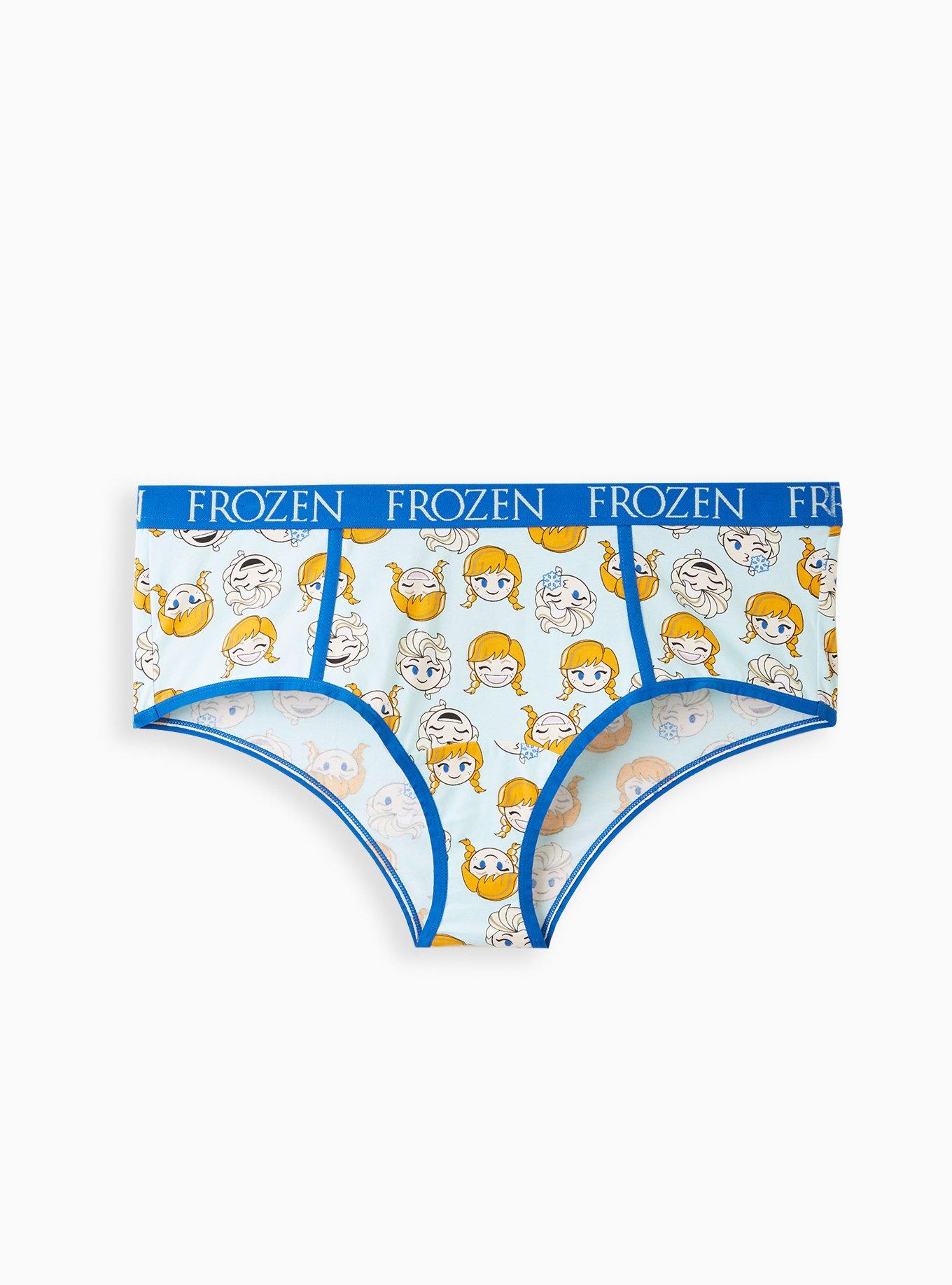 5 x White, Blue Briefs, Underwear For Girls Anna & Elsa Frozen DISNEY