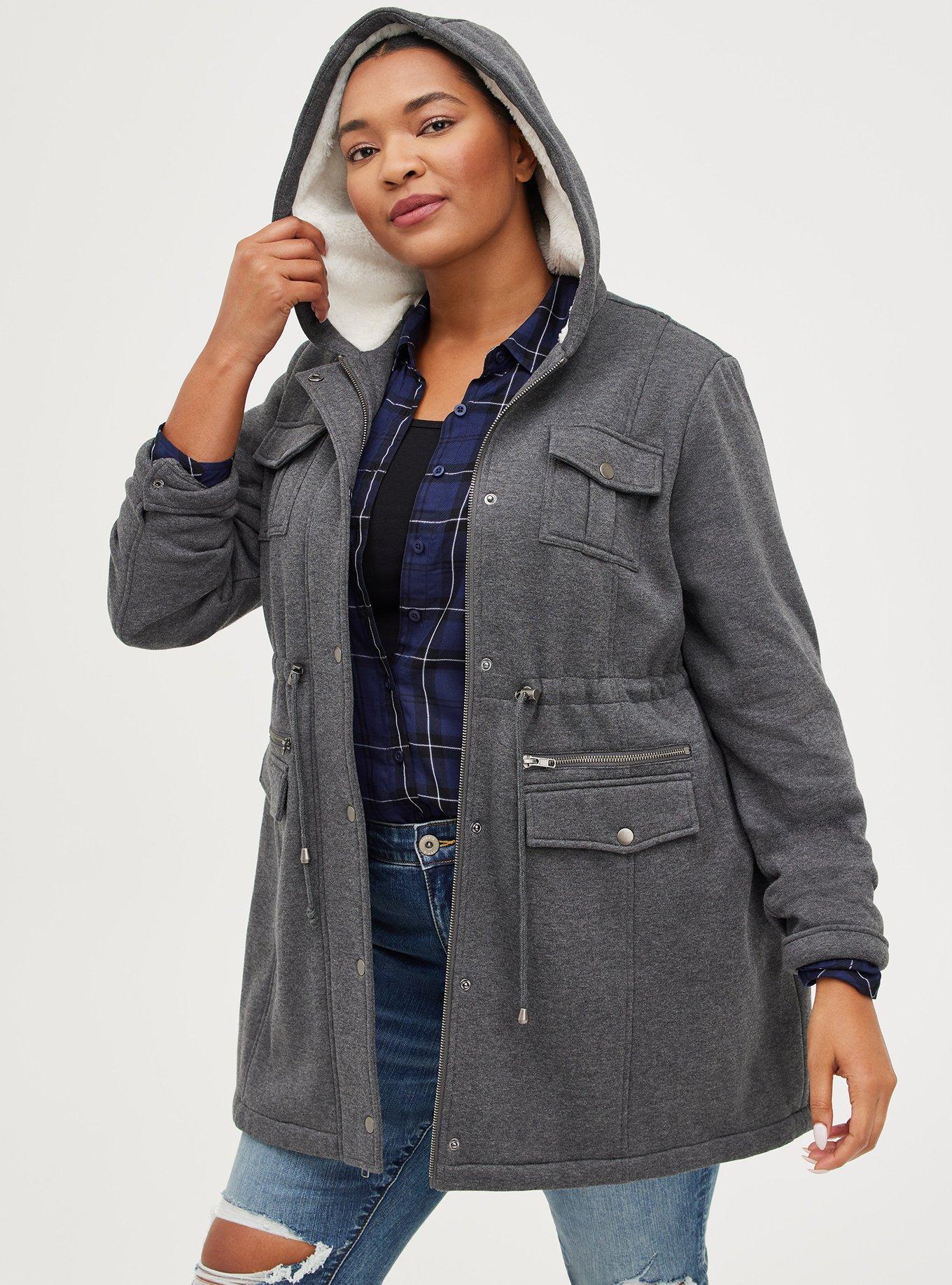 Torrid sherpa outlet jacket