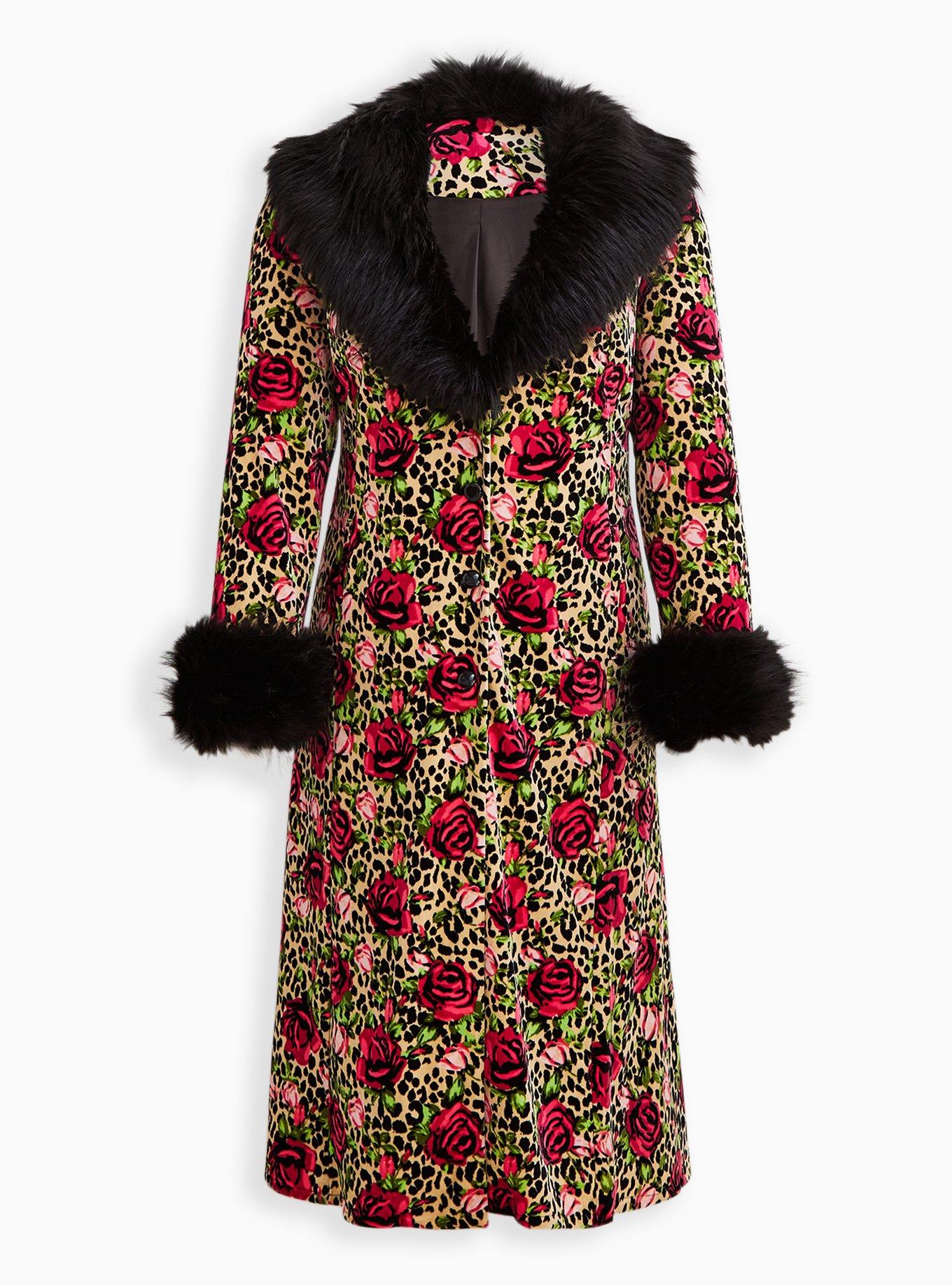 BETSEY JOHNSON｜レオパードコート-