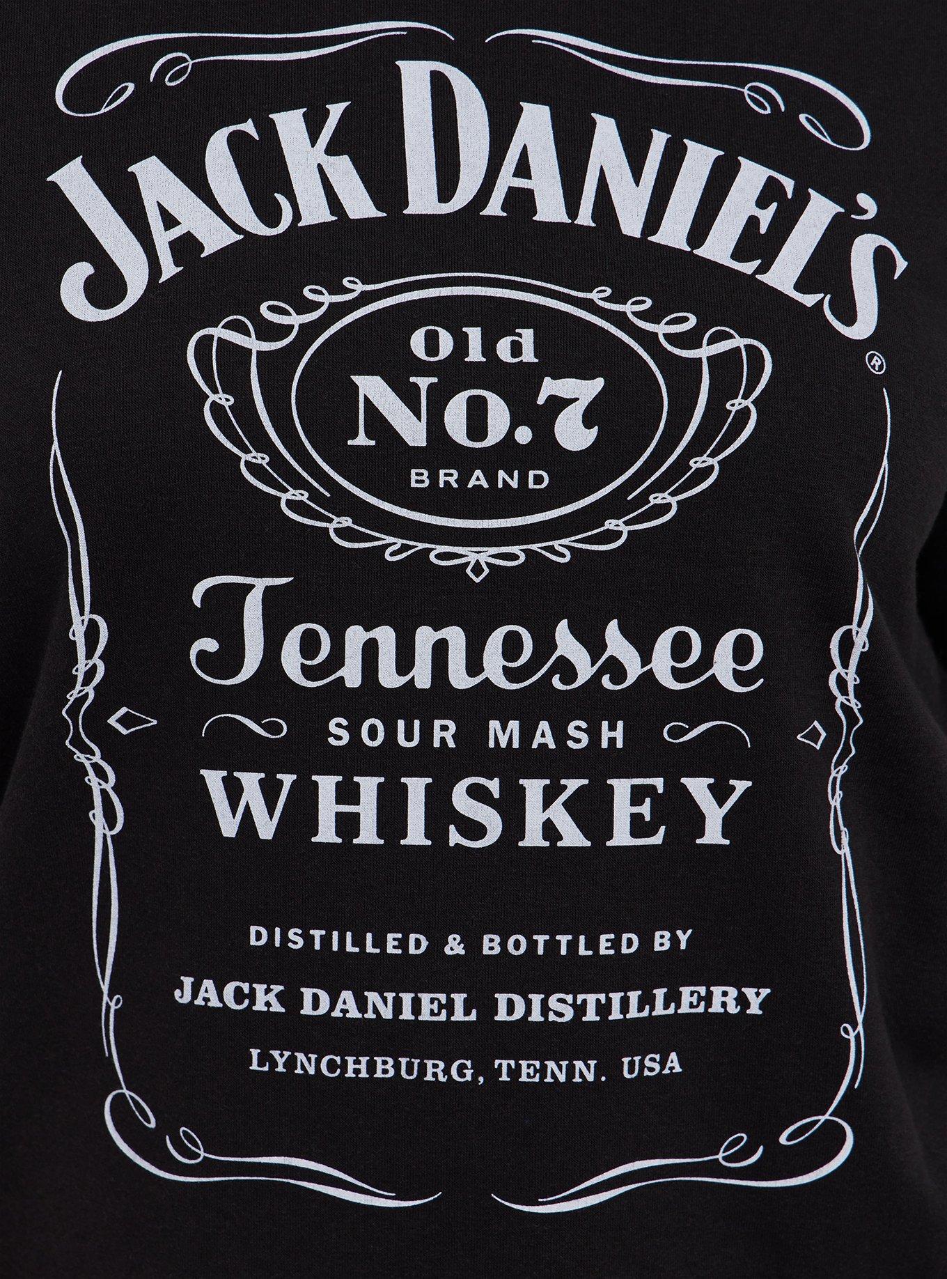 【IONSEOUL】Jack Daniel's Fleece Overfit Sweatshirt 4JH663 Jack Daniel's Ladies' Fleece Hooded Sweatshirt – Jack