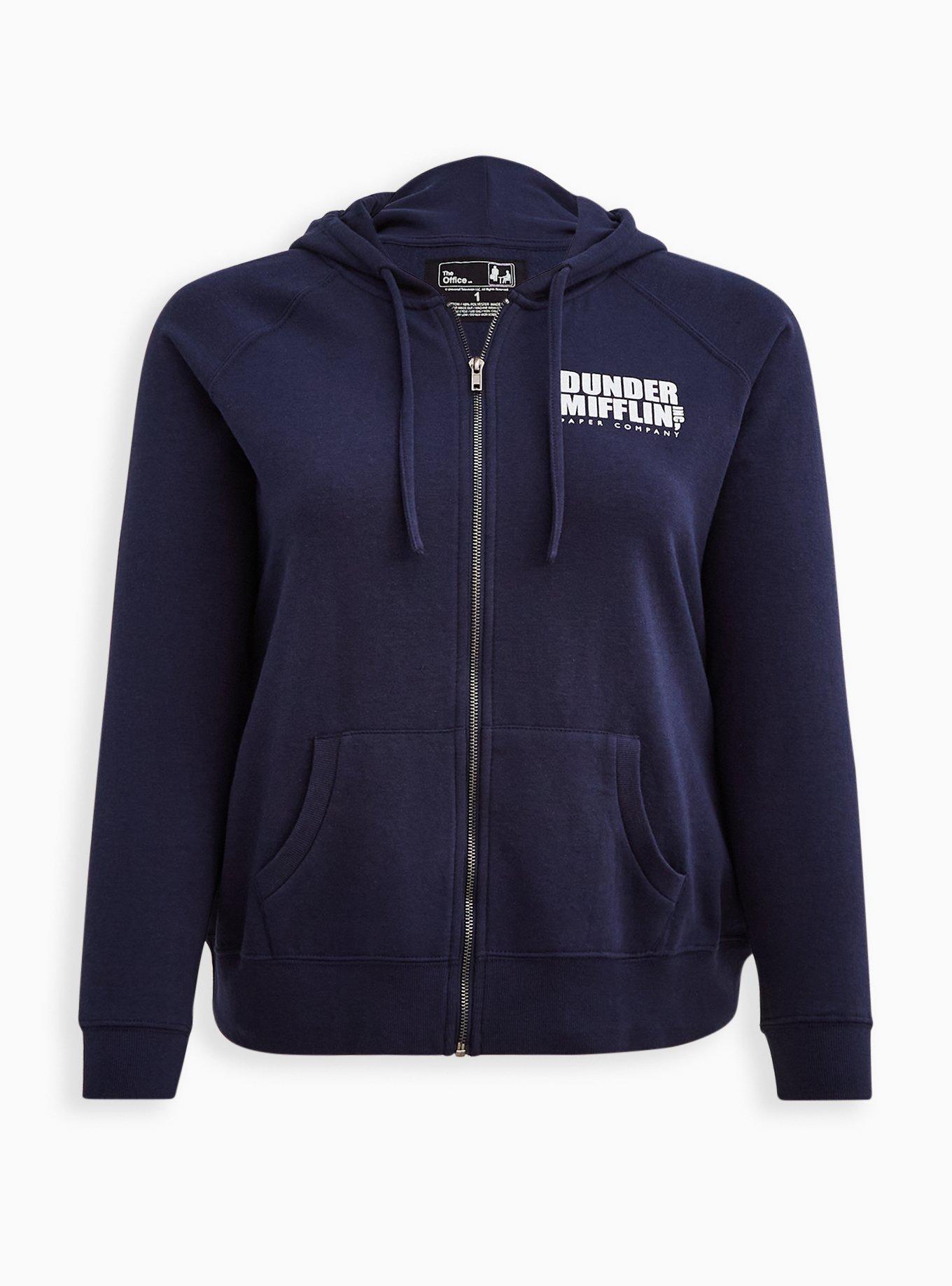Dunder mifflin hoodie zip 2025