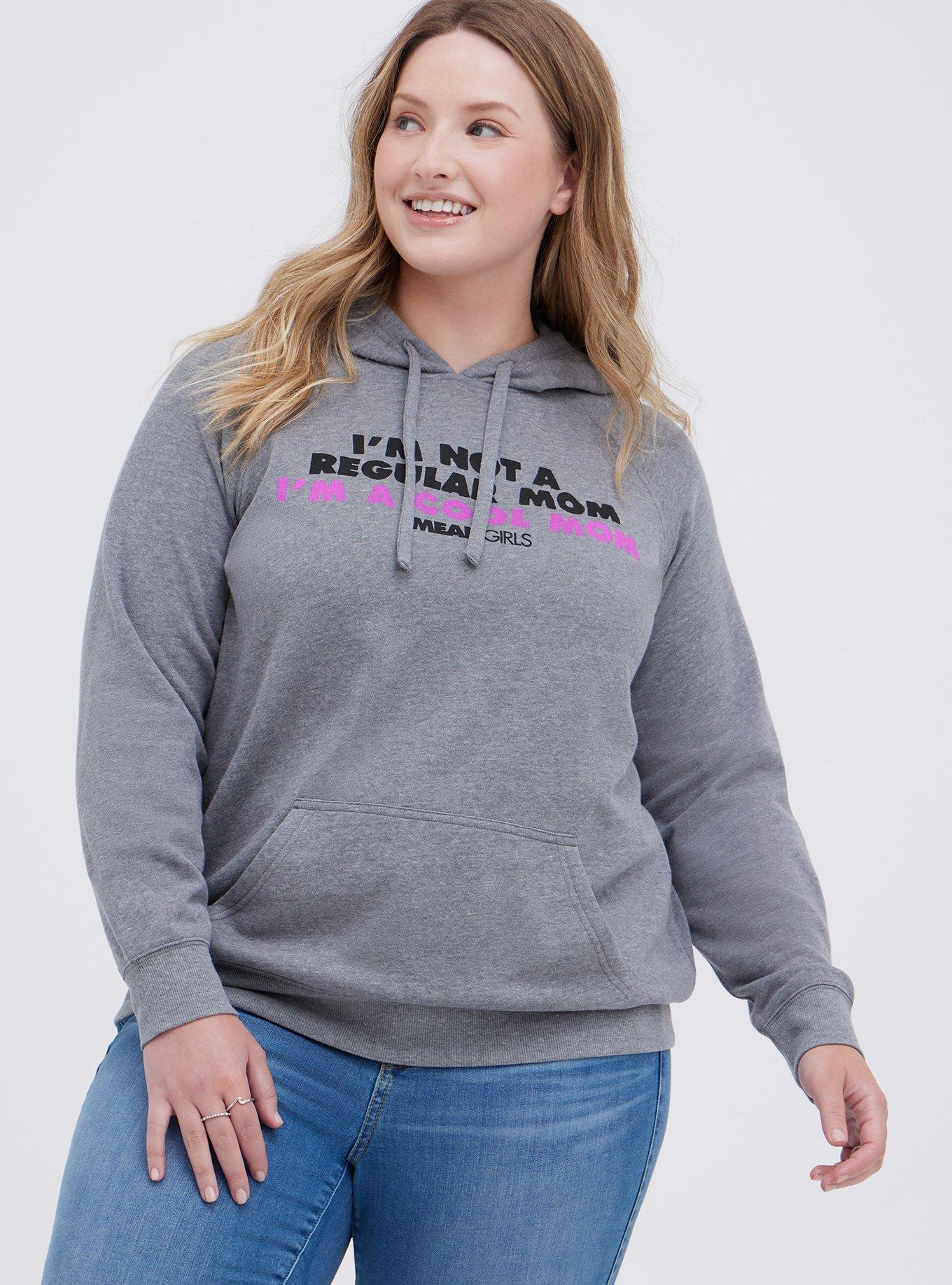 Plus Size - Mean Girls Pink Fleece Crew Sweatshirt - Torrid