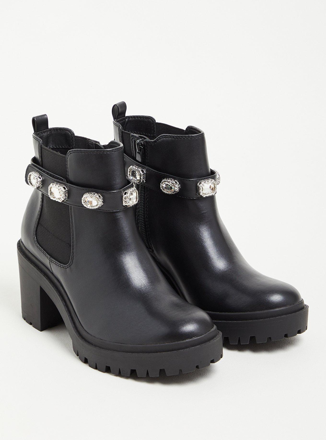 Jewelled store ankle boots